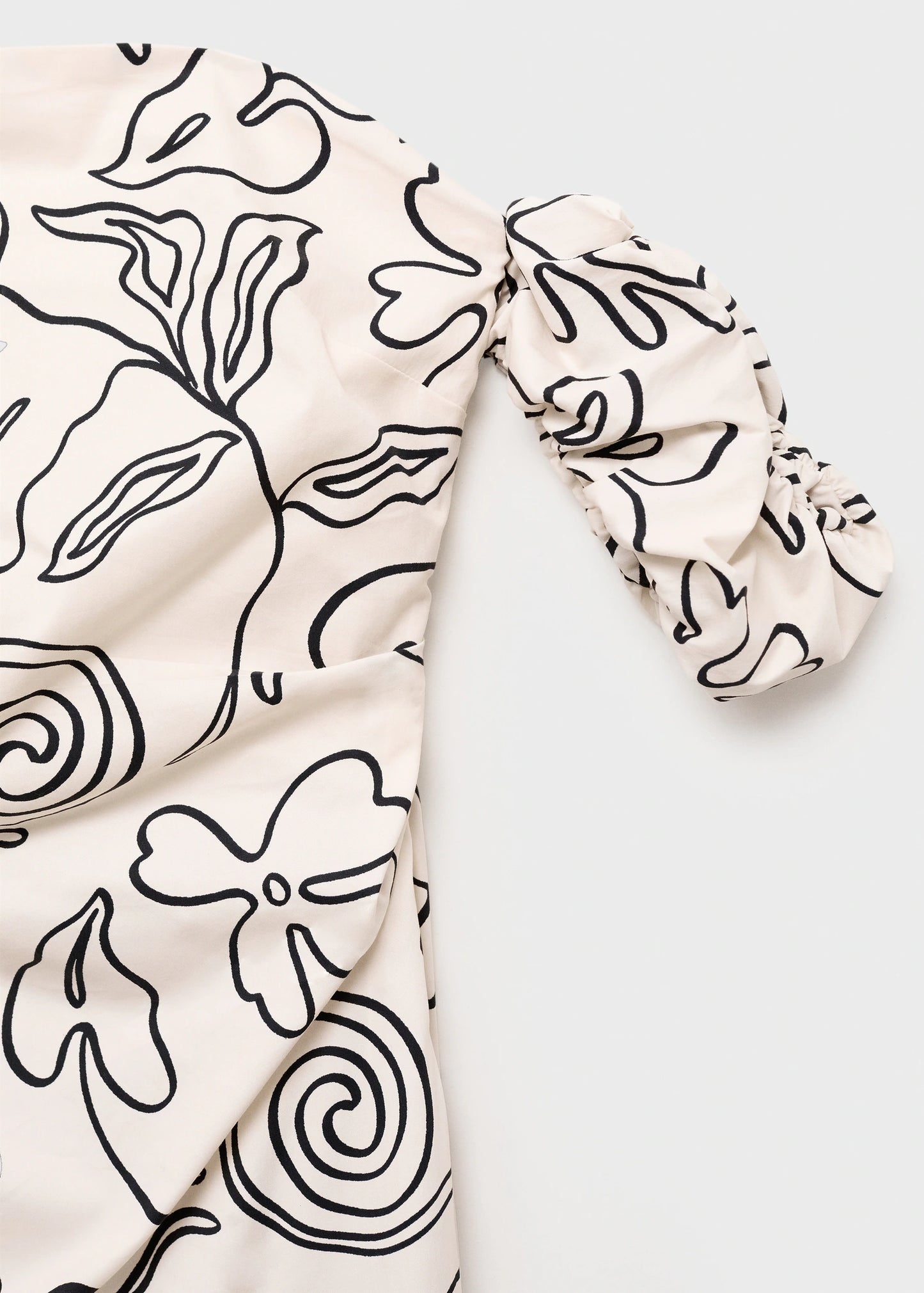 Strapless Floral Dress