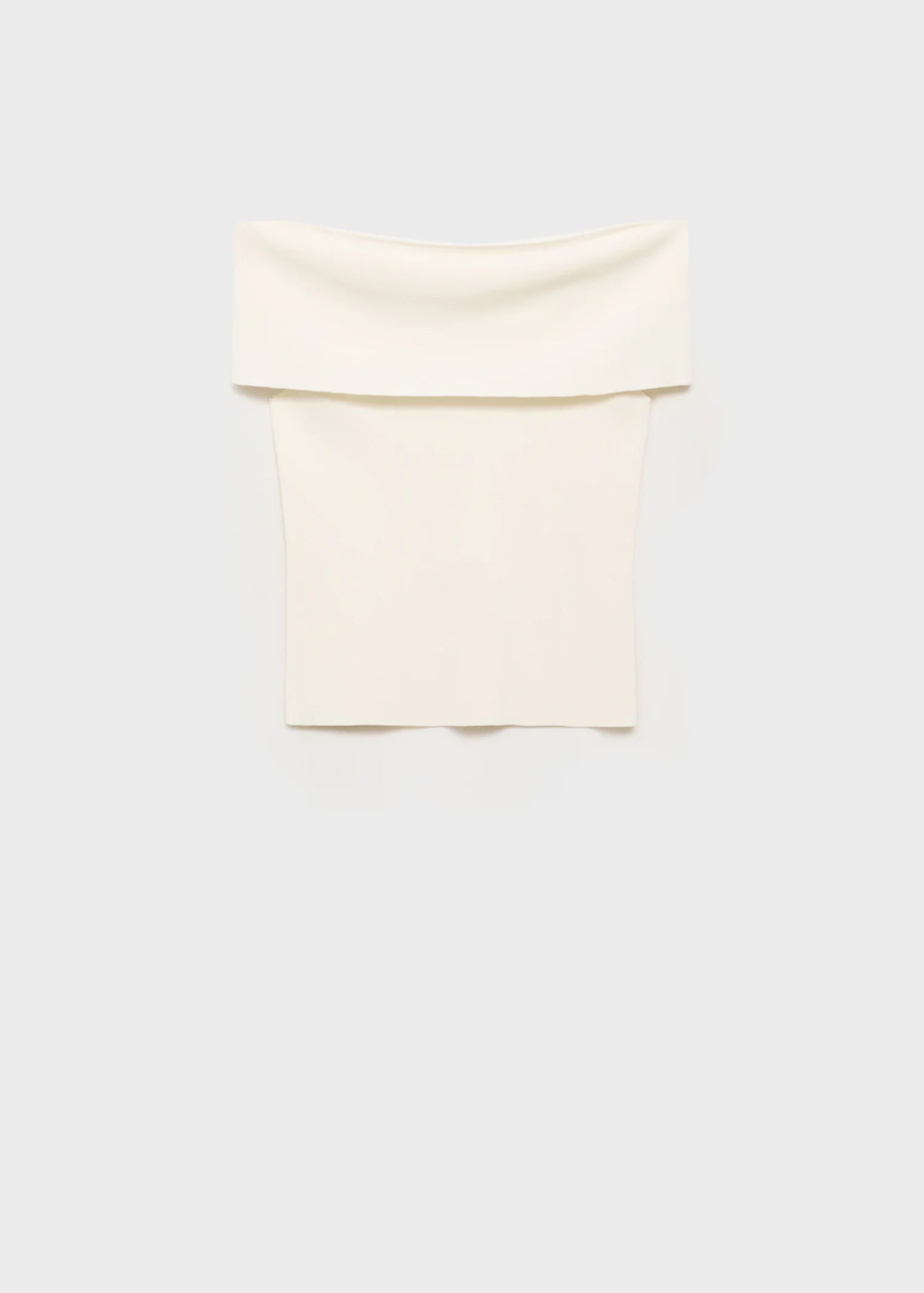 Strapless Knitted Top