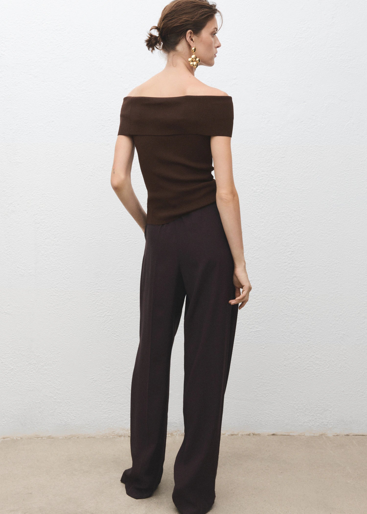 Strapless Knitted Top