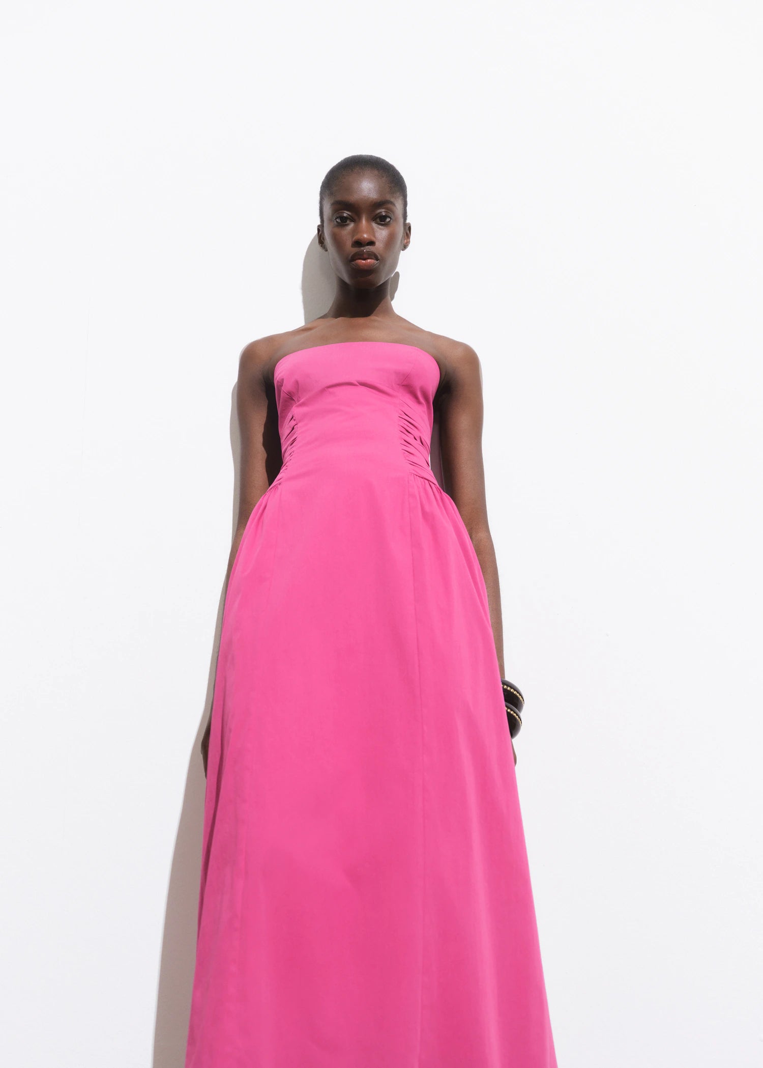 Strapless Midi Dress