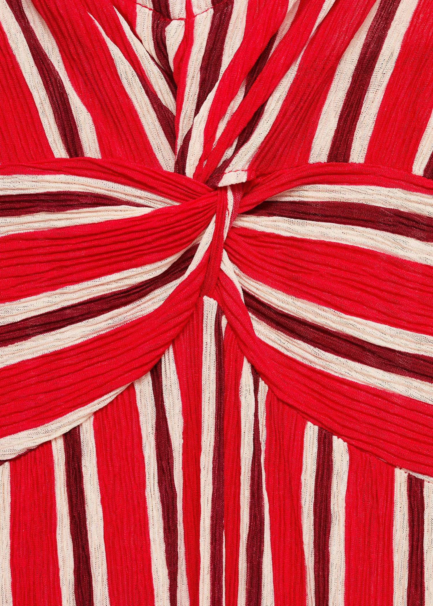 Striped Gathered Dress