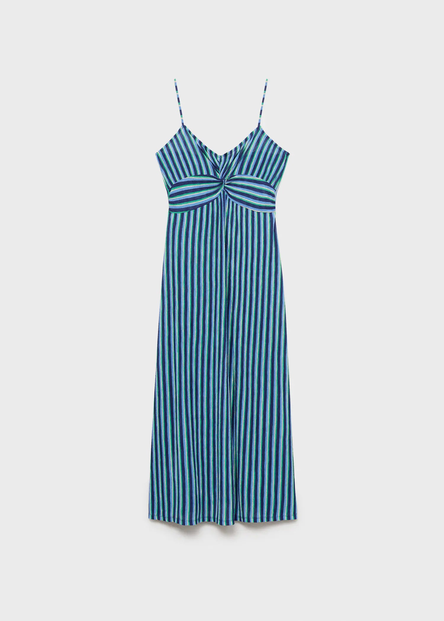 Striped Gathered Dress