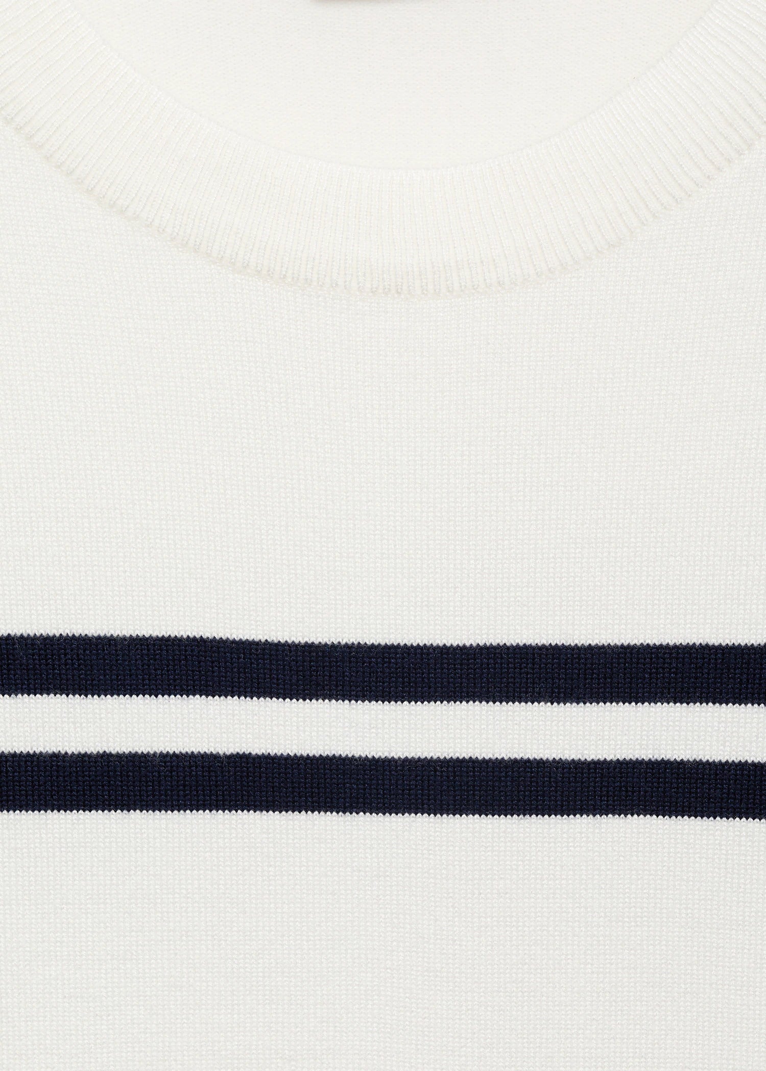 Striped Short Sleeved Sweater