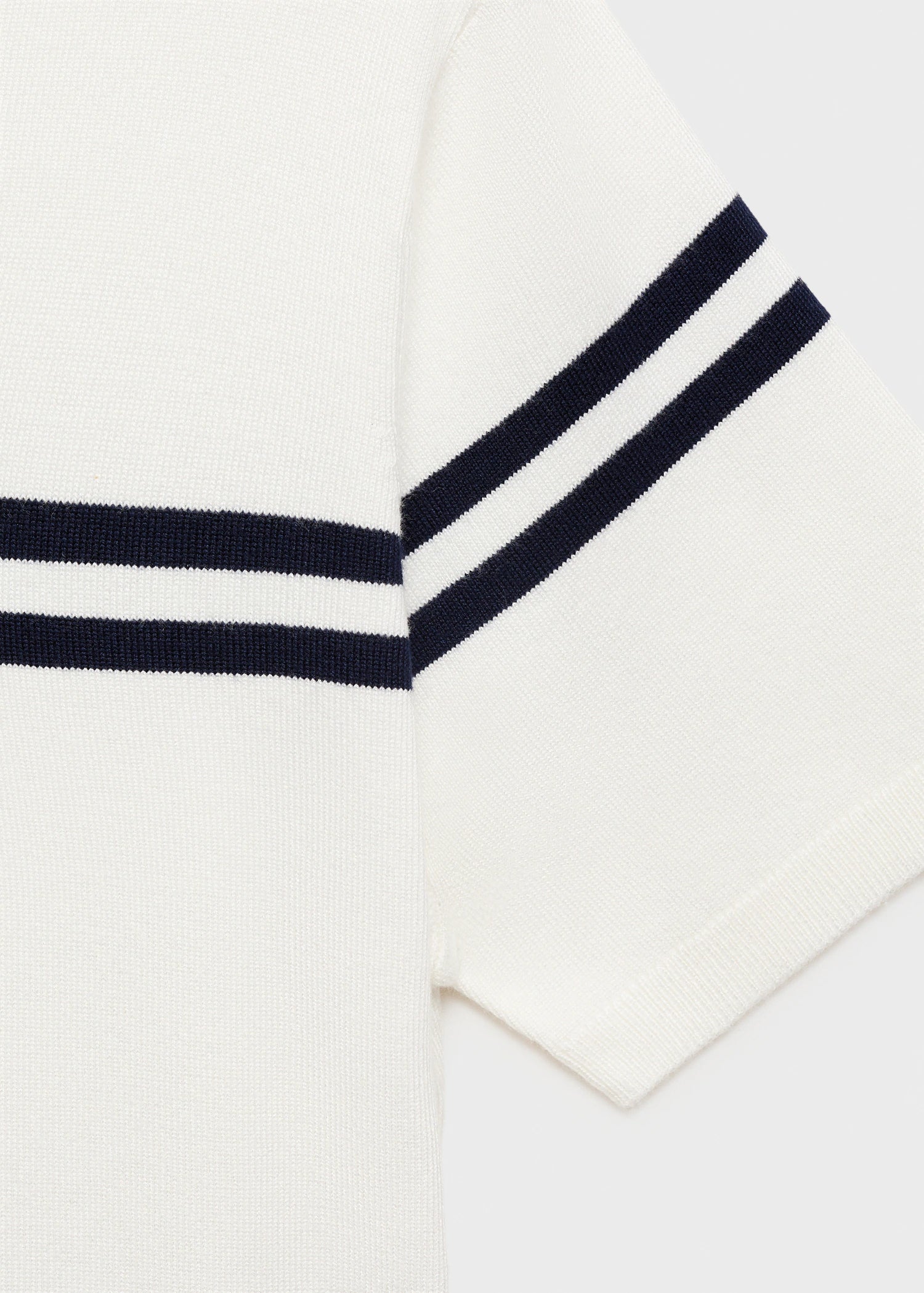 Striped Short Sleeved Sweater