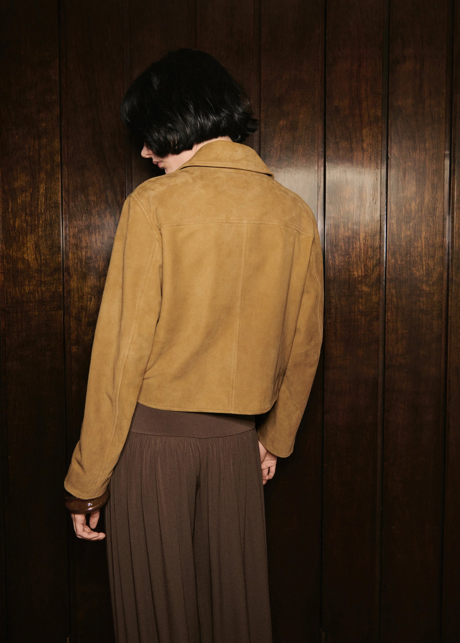 Suede Jacket With Buttons