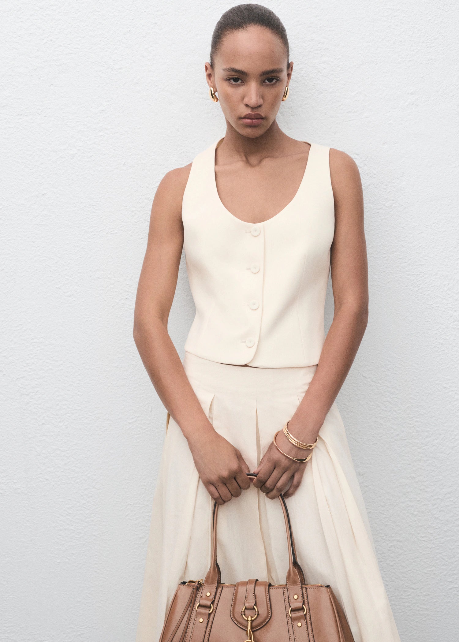 Suit Waistcoat With Buttons