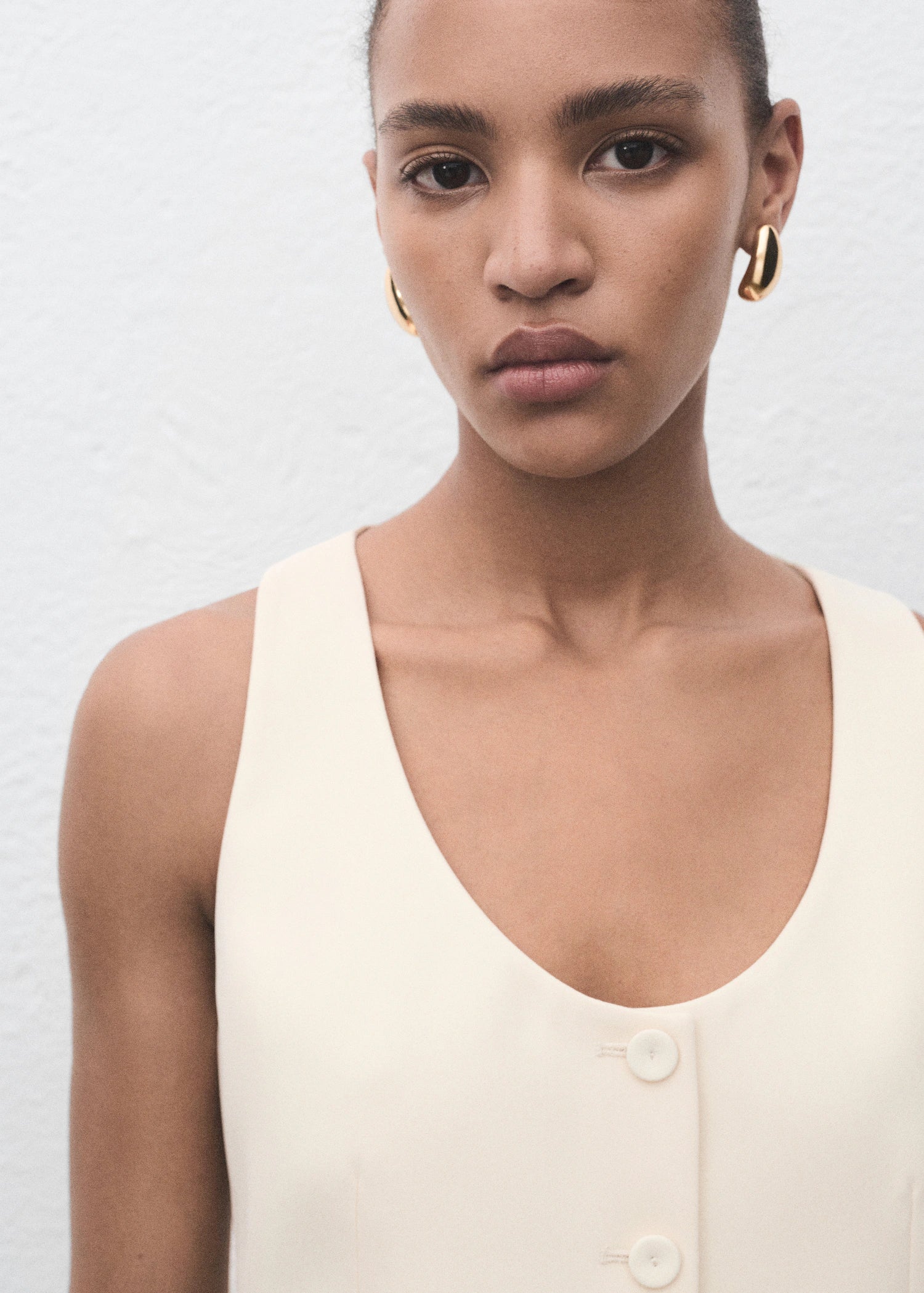 Suit Waistcoat With Buttons