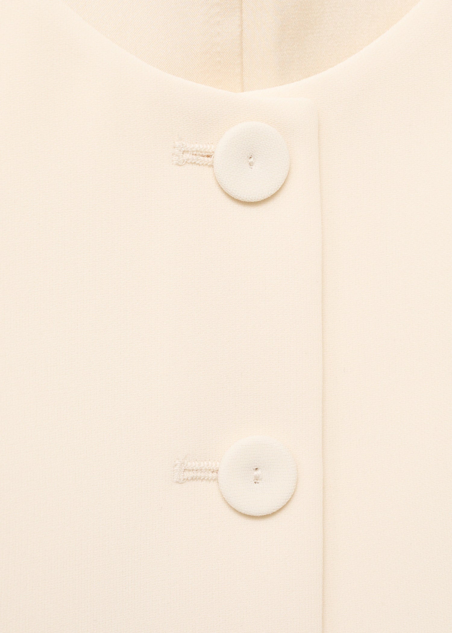 Suit Waistcoat With Buttons