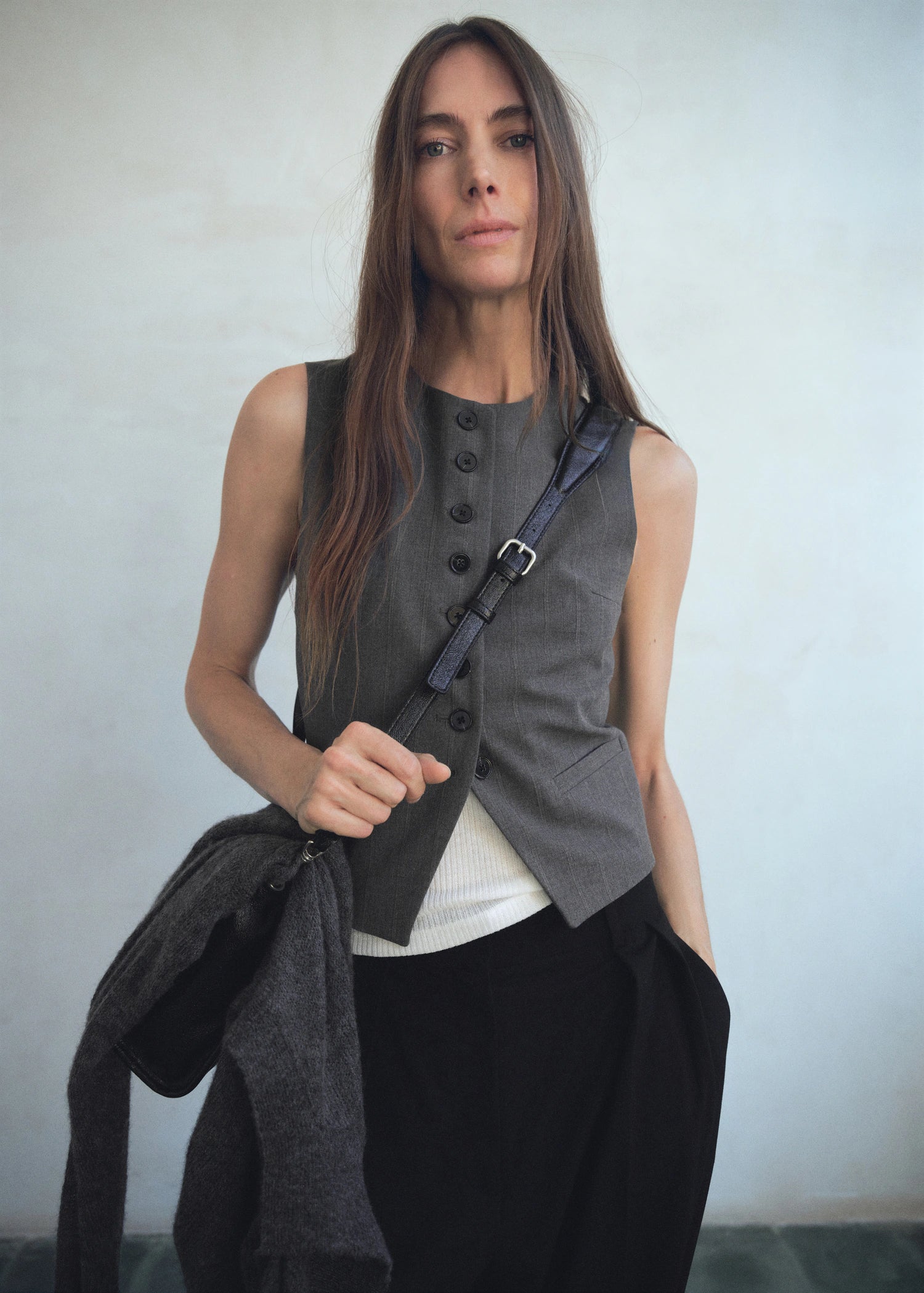 Suit Waistcoat With Buttons