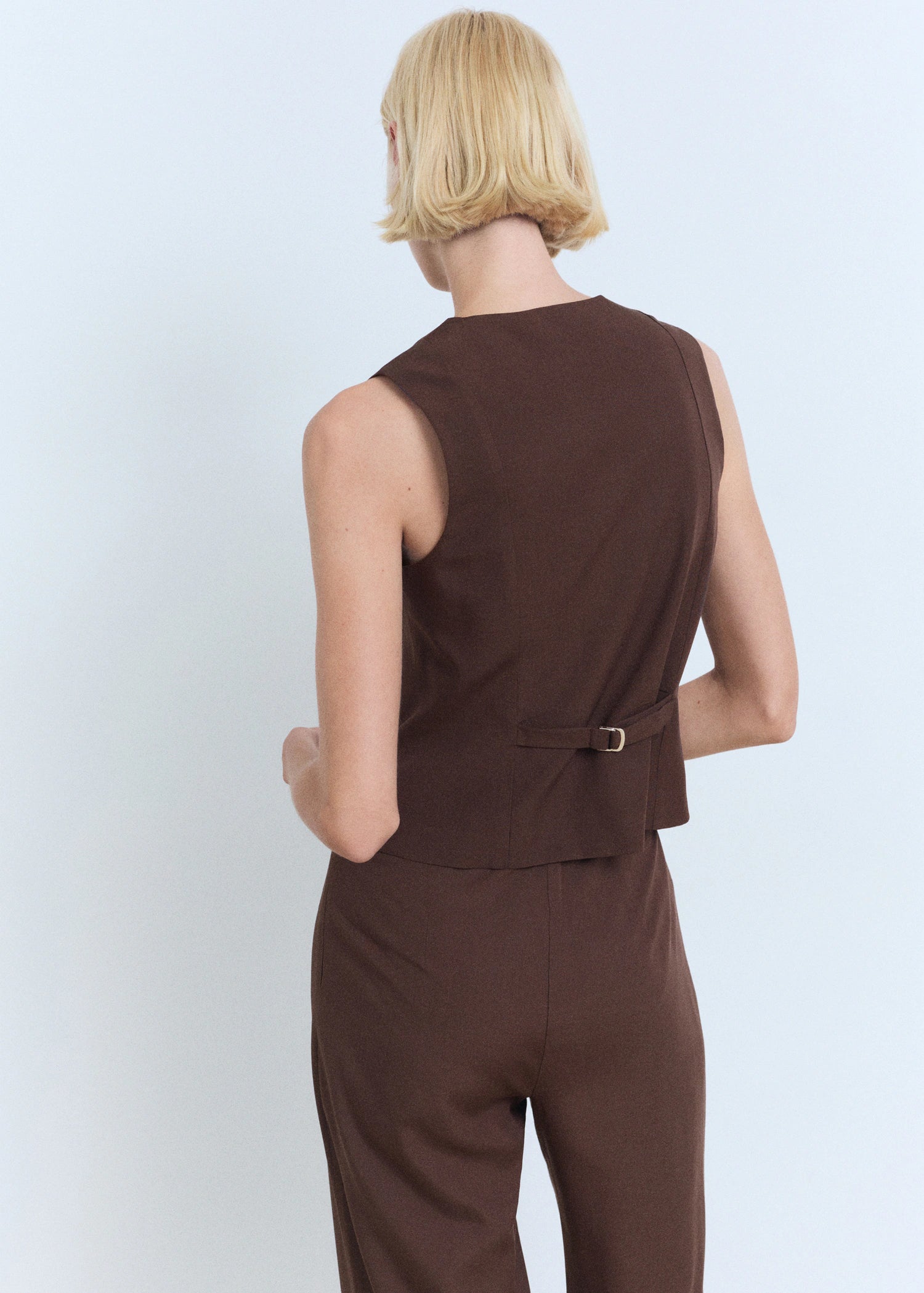 Suit Waistcoat With Buttons