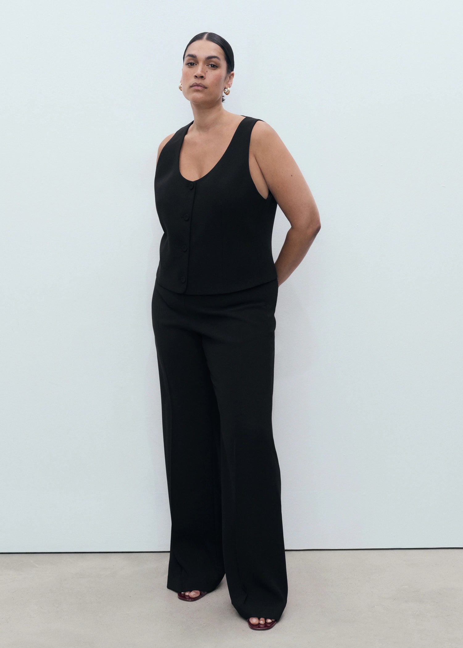 Suit Waistcoat With Buttons