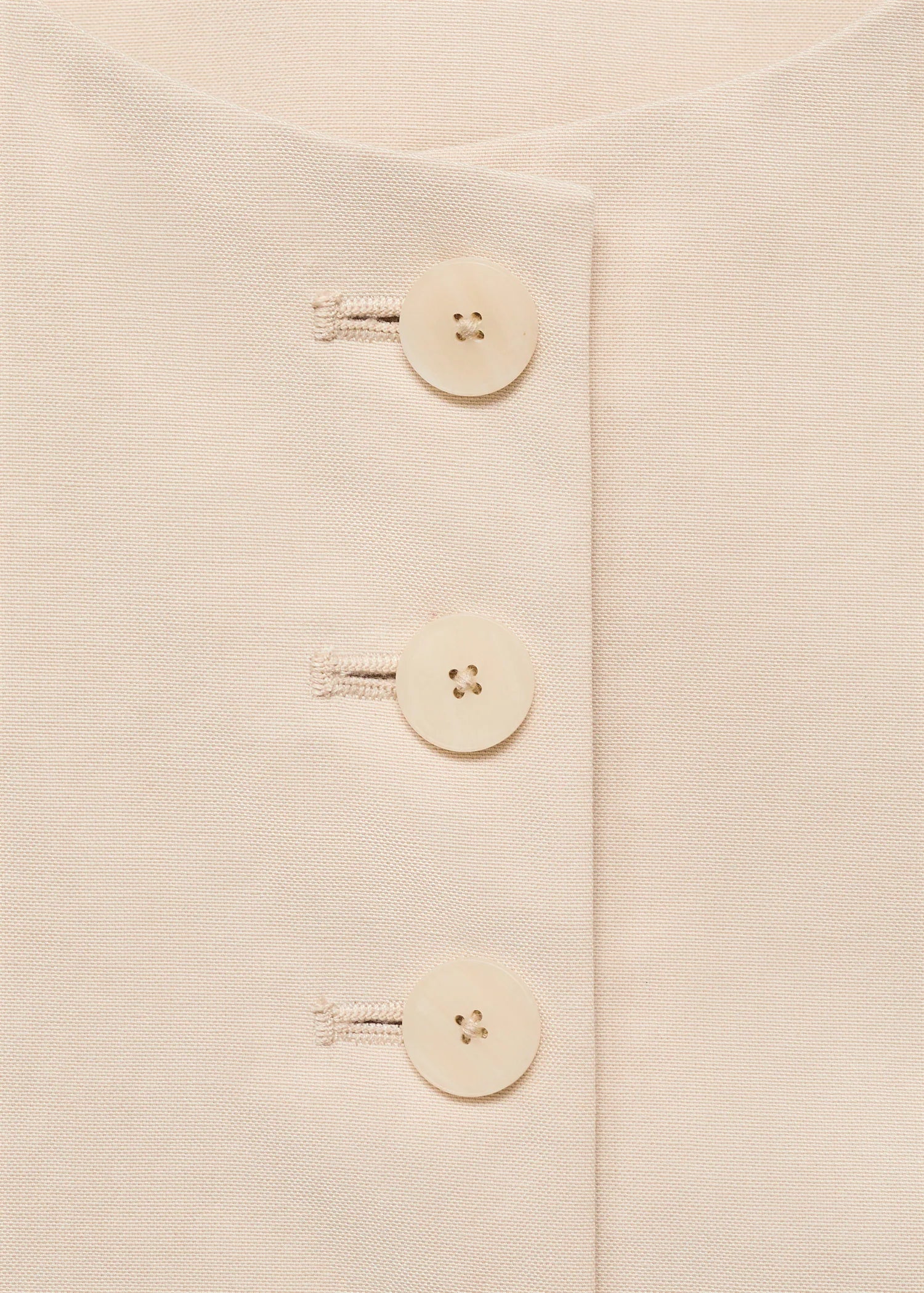 Suit Waistcoat With Buttons