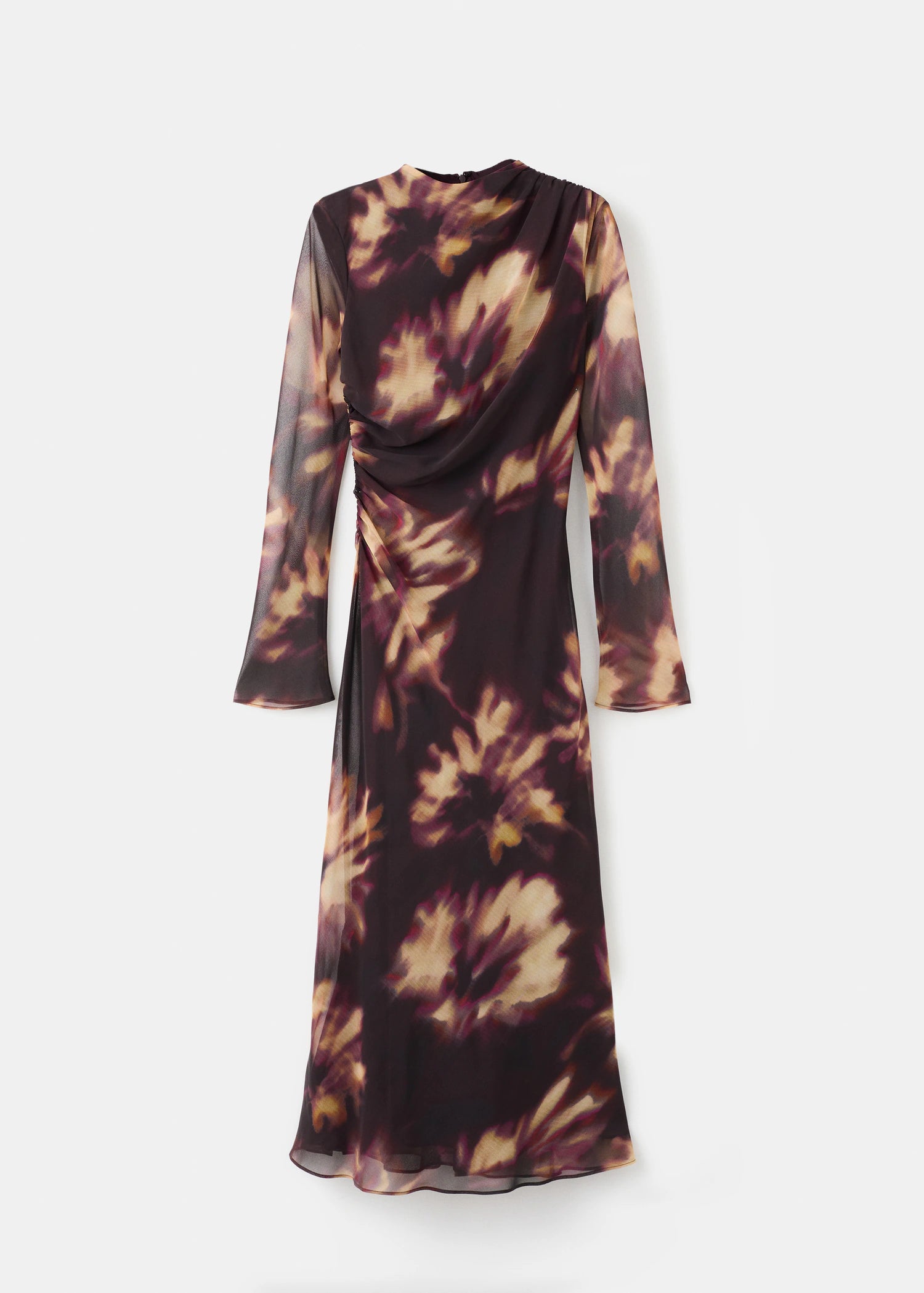 Tie Dye Ruched Dress