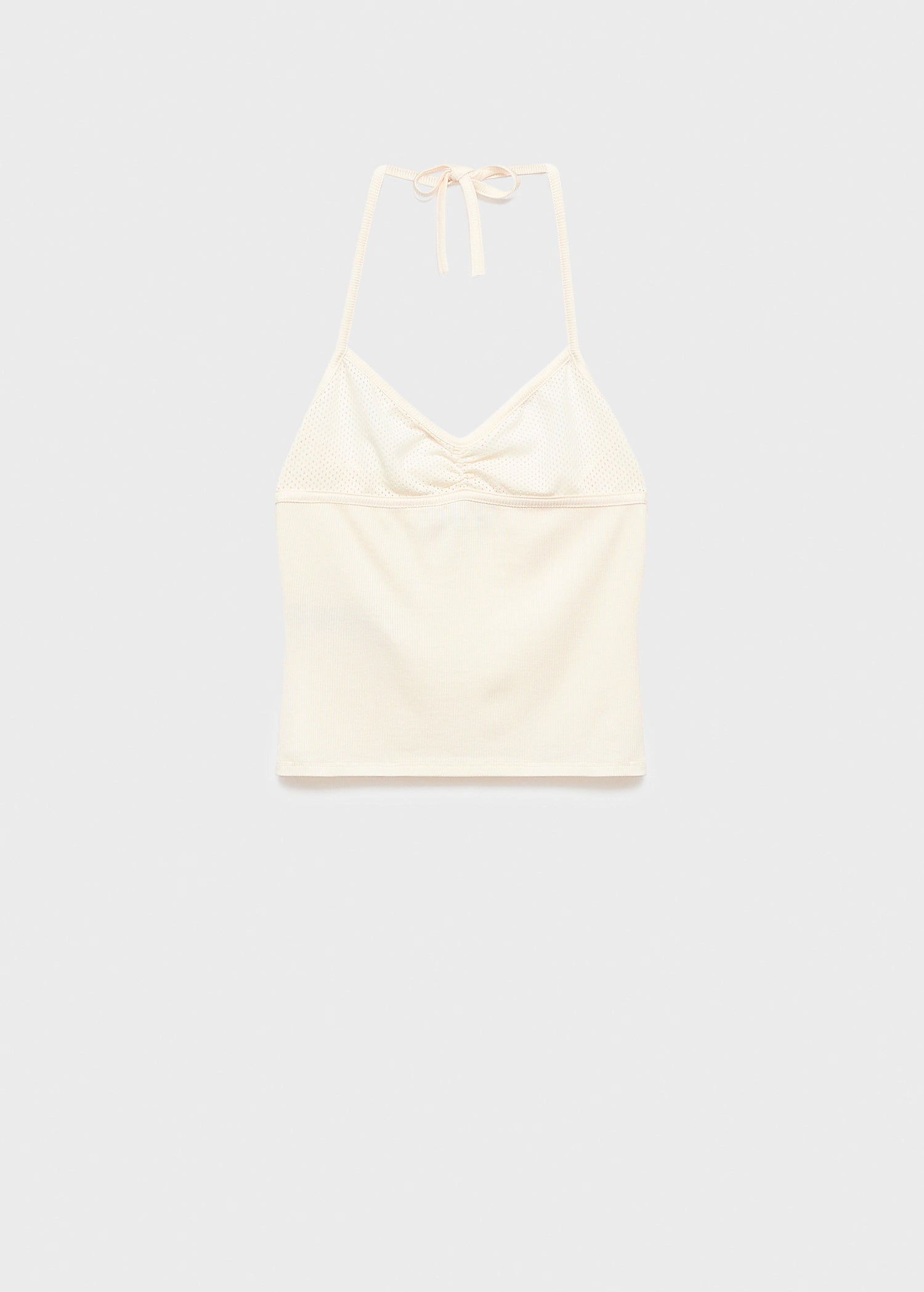 Top With Perforated Neckline