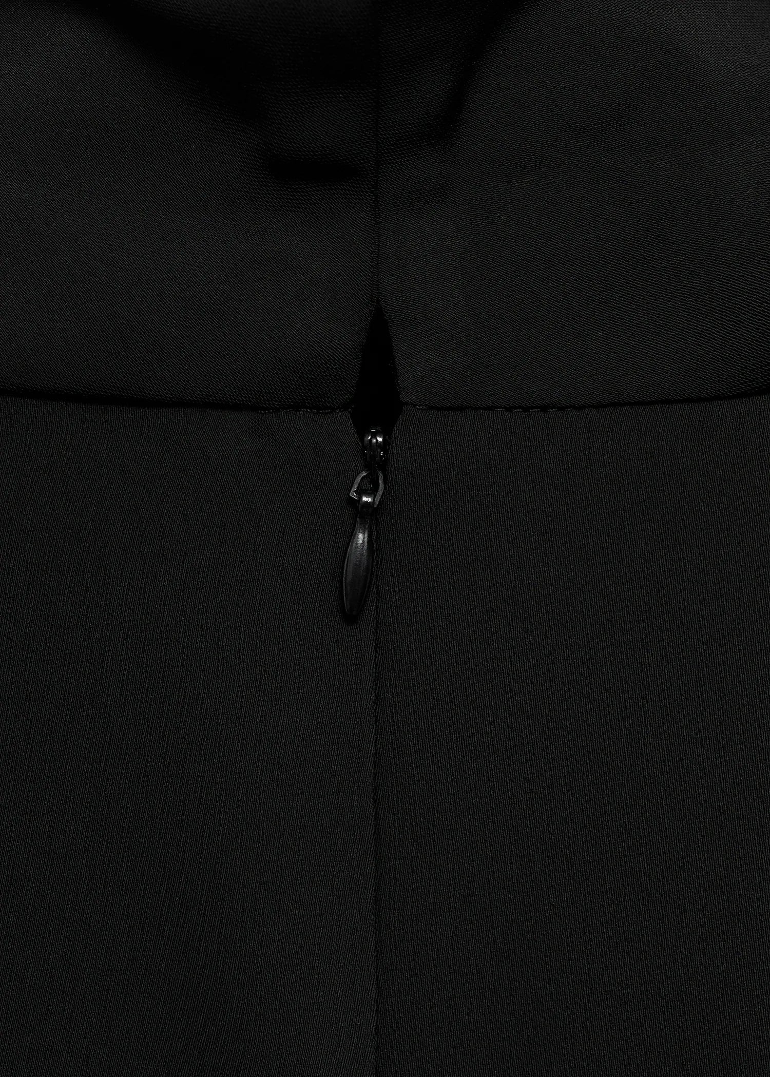 Turtleneck Dress With Asymmetrical Sleeves