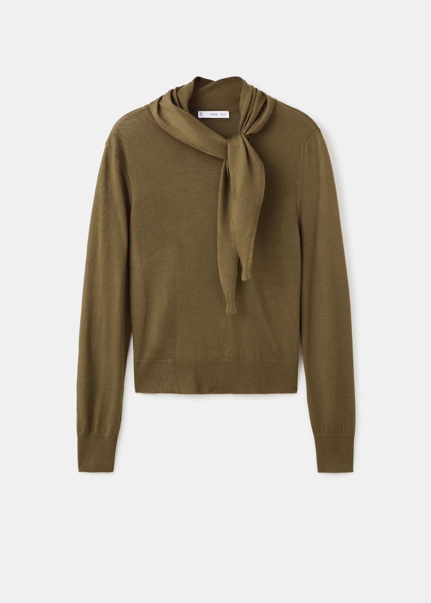 Turtleneck Sweater With Knot