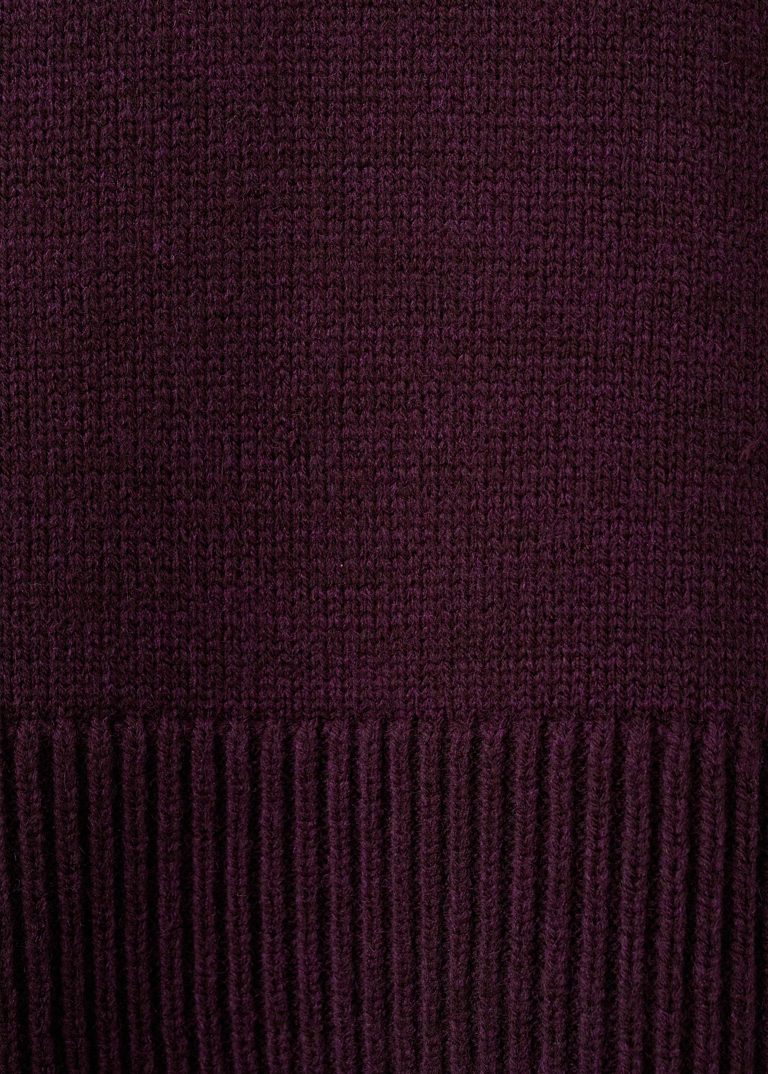 Turtleneck Sweater With Slits