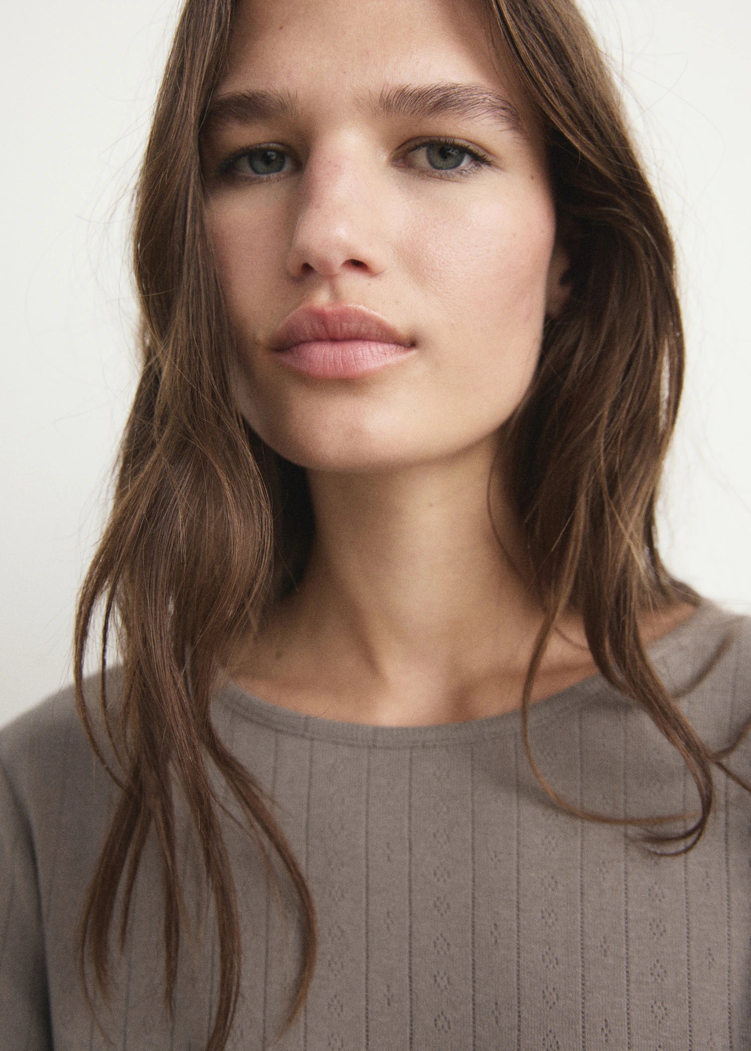 Two Piece Openwork Cotton Pyjamas