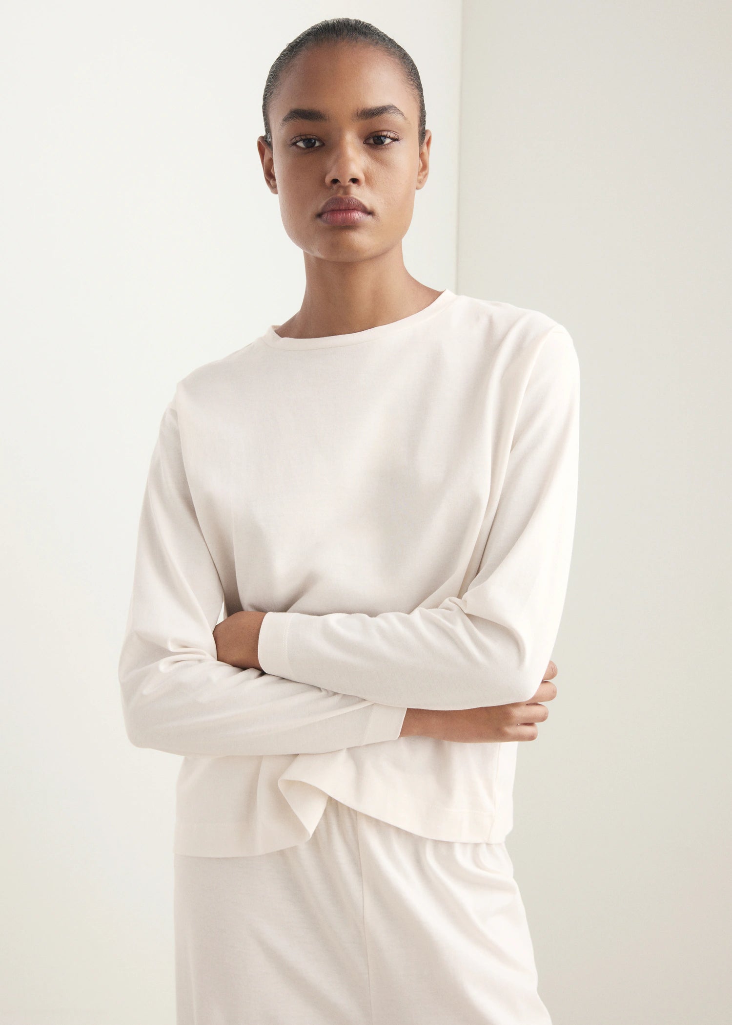 Two Piece Plain Cotton Pyjamas