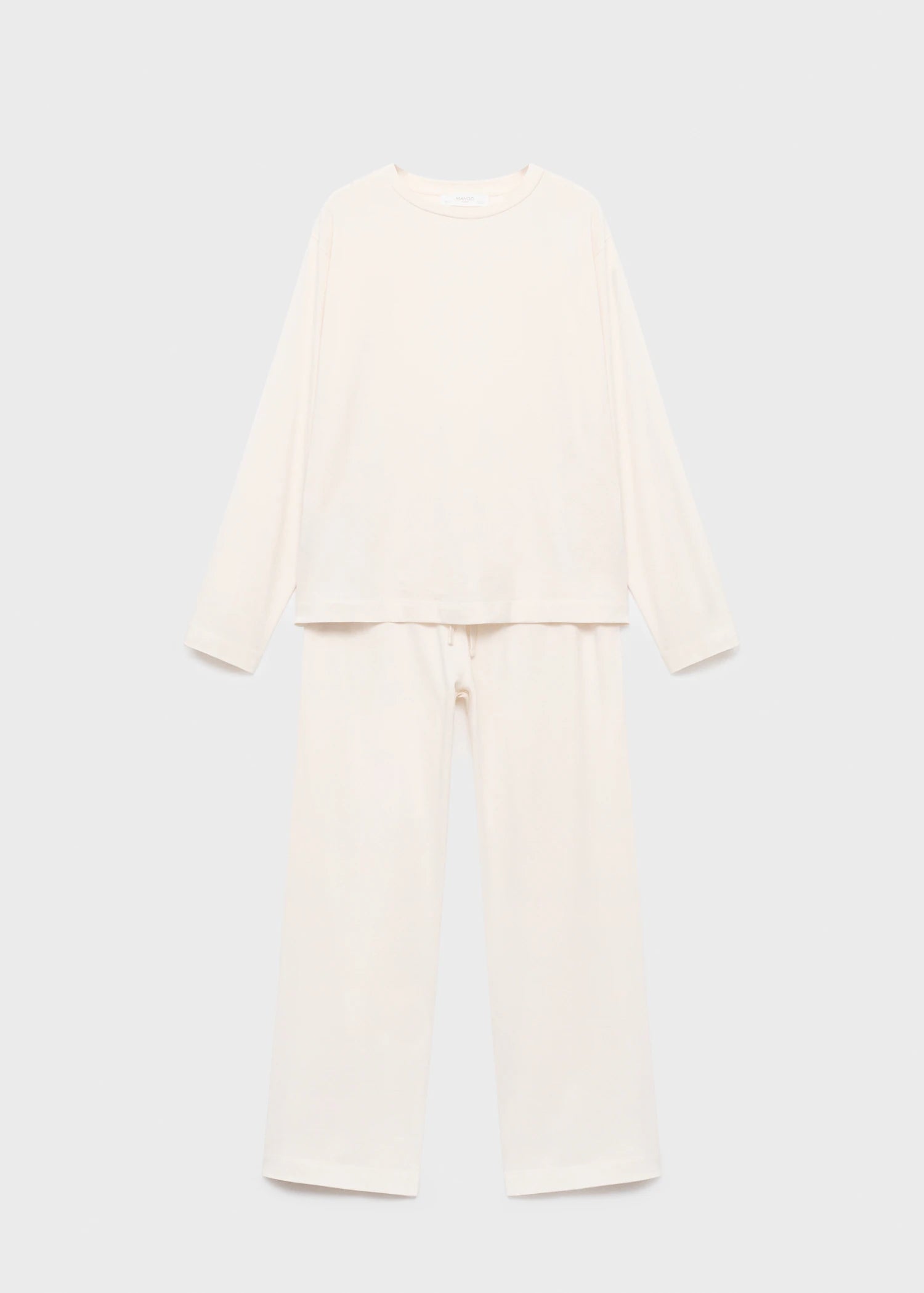 Two Piece Plain Cotton Pyjamas