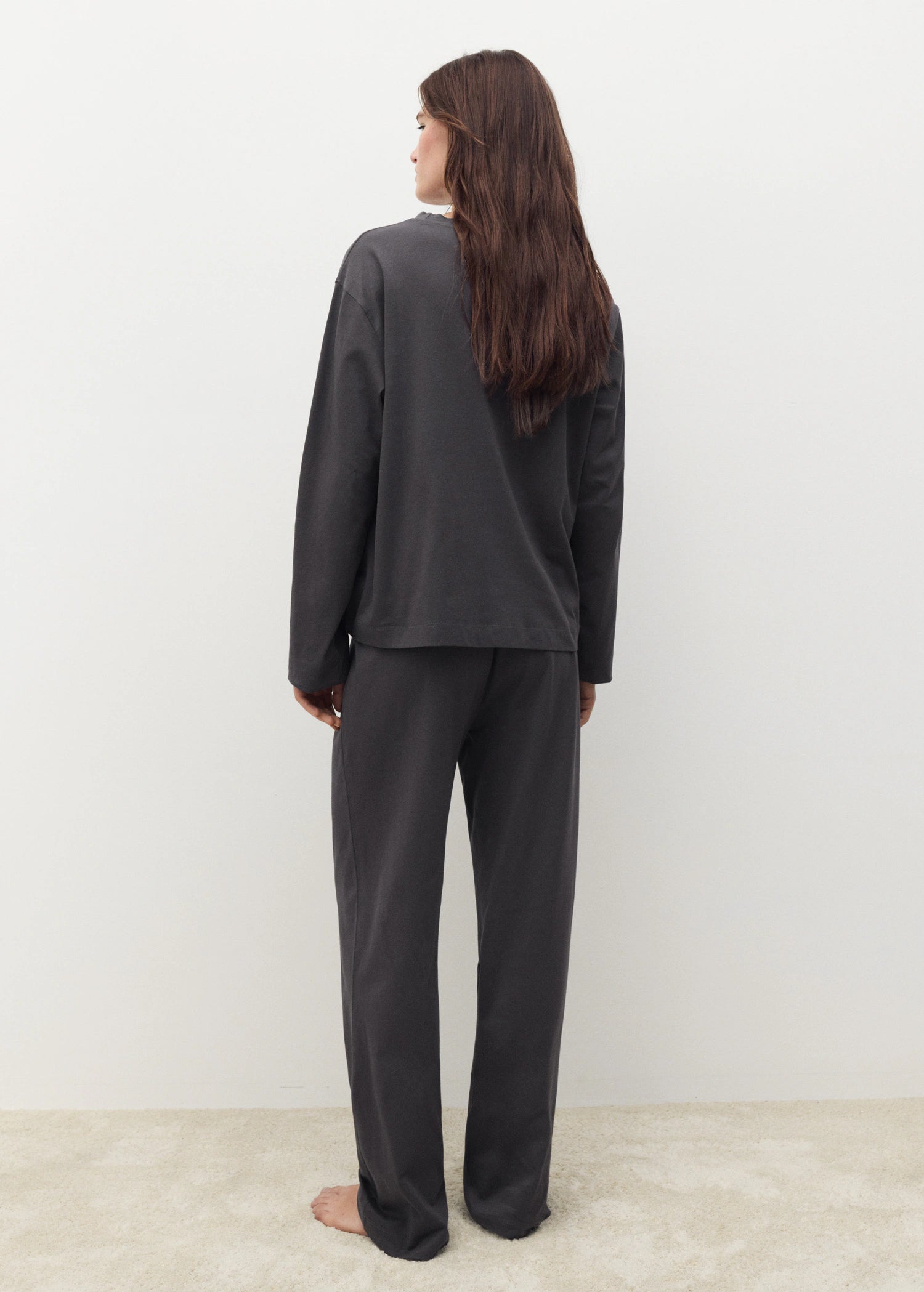 Two Piece Plain Cotton Pyjamas