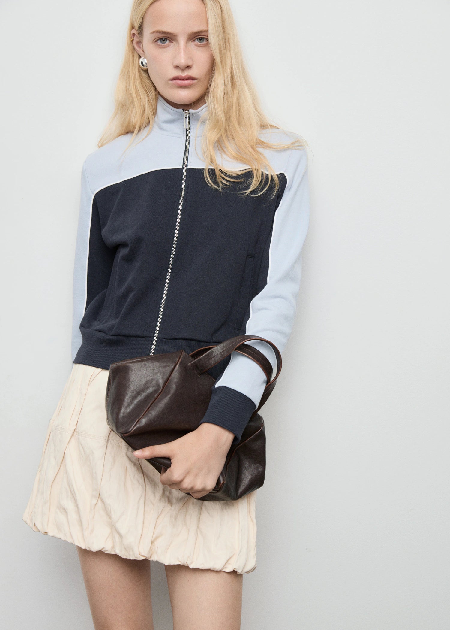 Two Tone Fitted Jacket