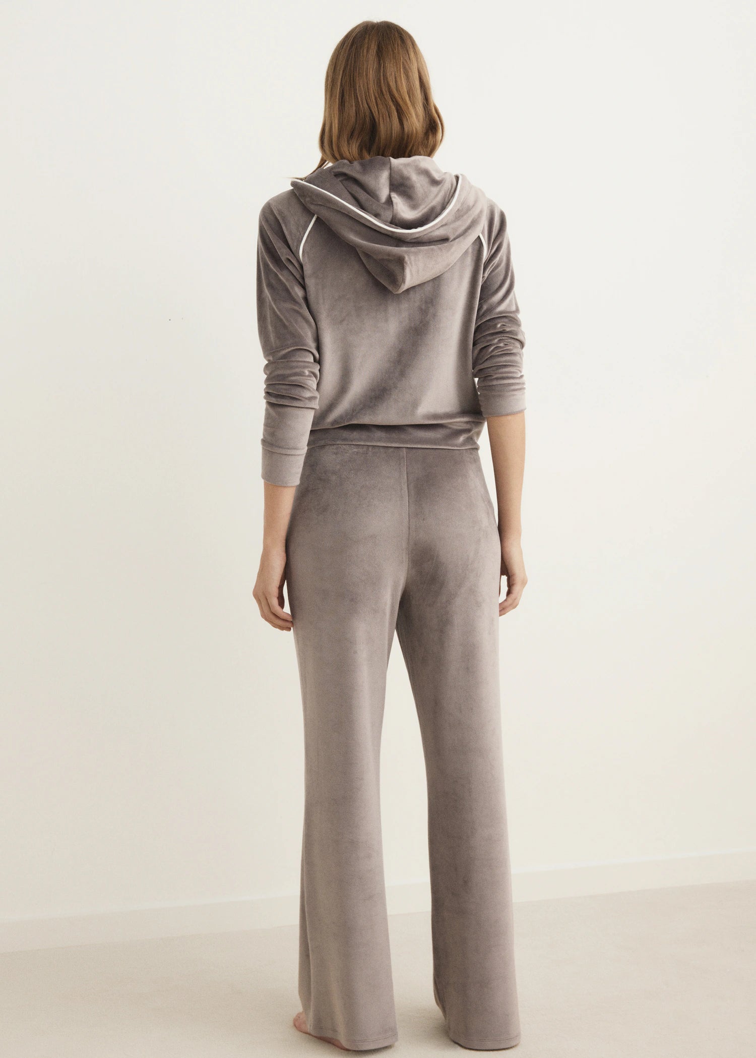 Velour Sweatshirt With Soft Touch