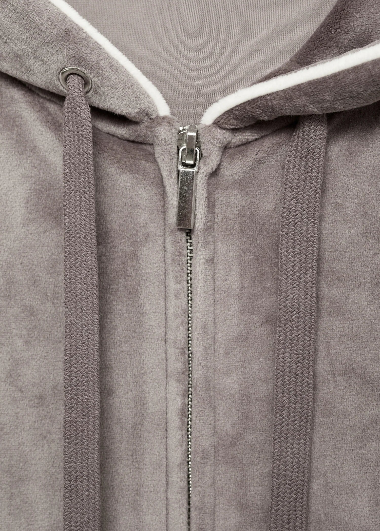 Velour Sweatshirt With Soft Touch