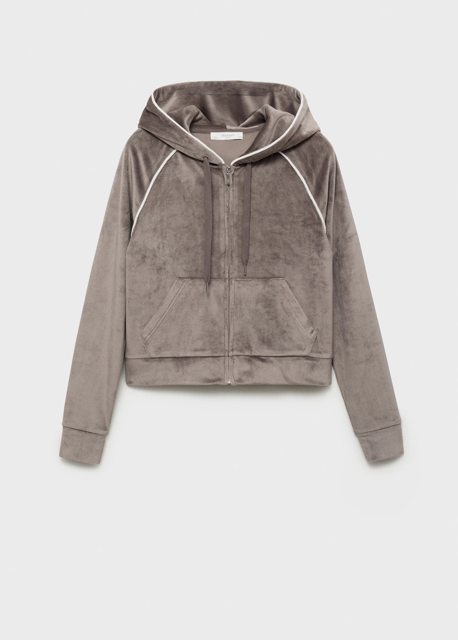 Velour Sweatshirt With Soft Touch