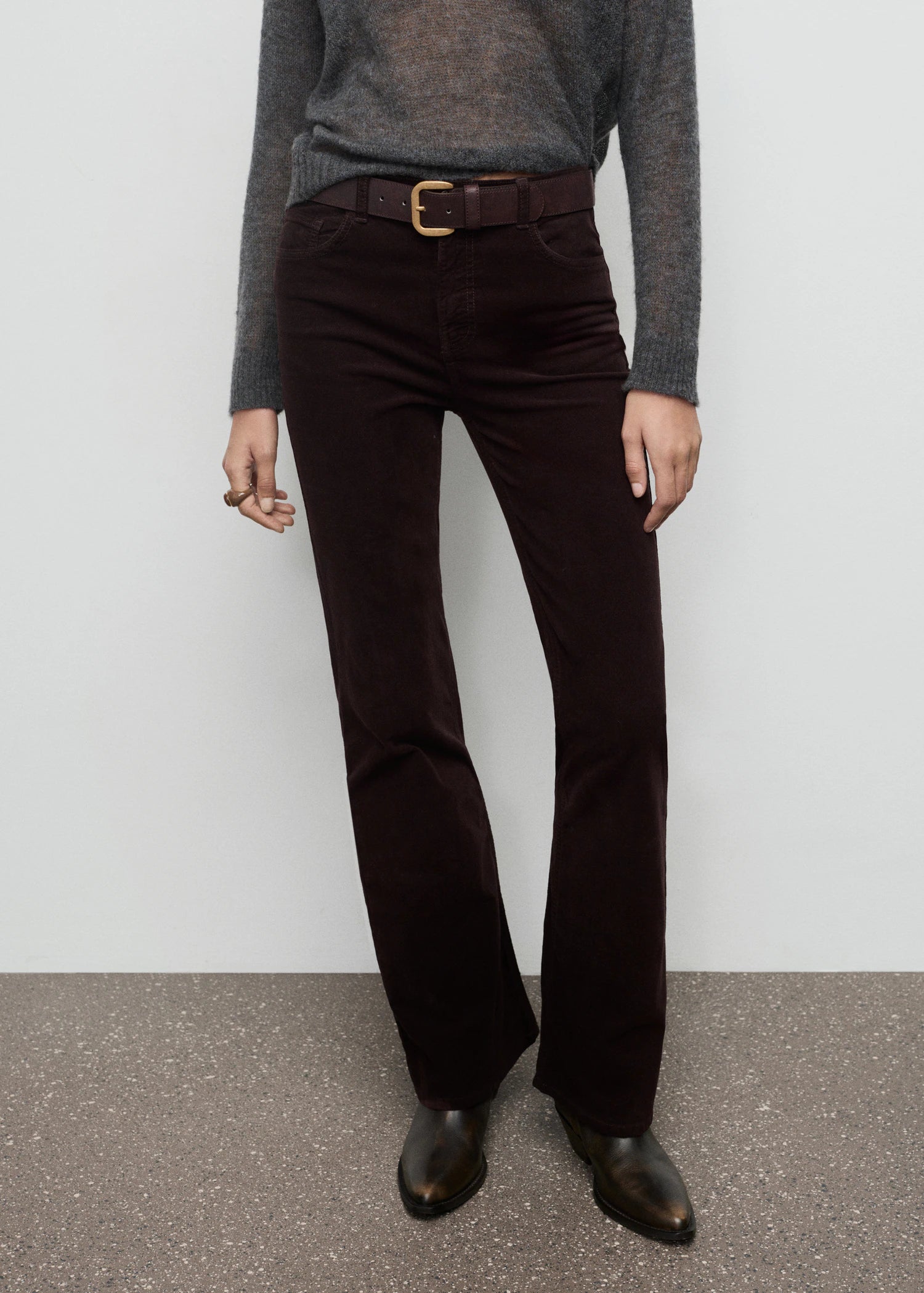 Velvet Flared Jeans