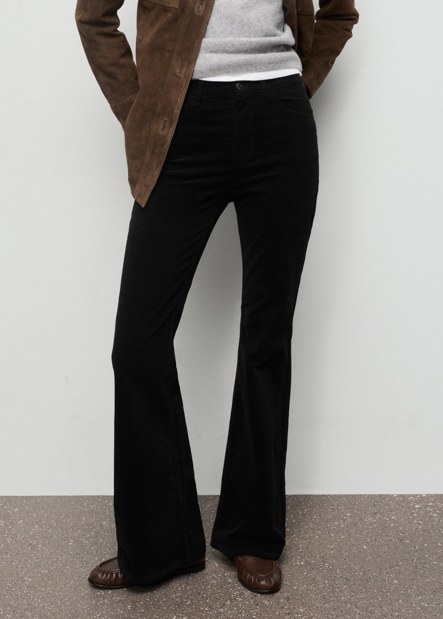 Velvet Flared Jeans