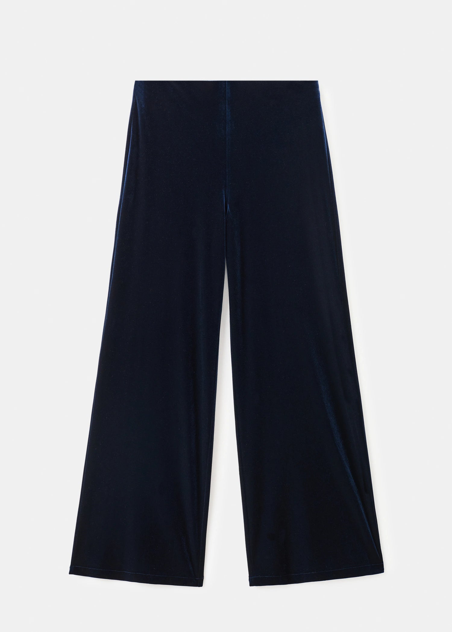Velvet Wide Leg Trousers