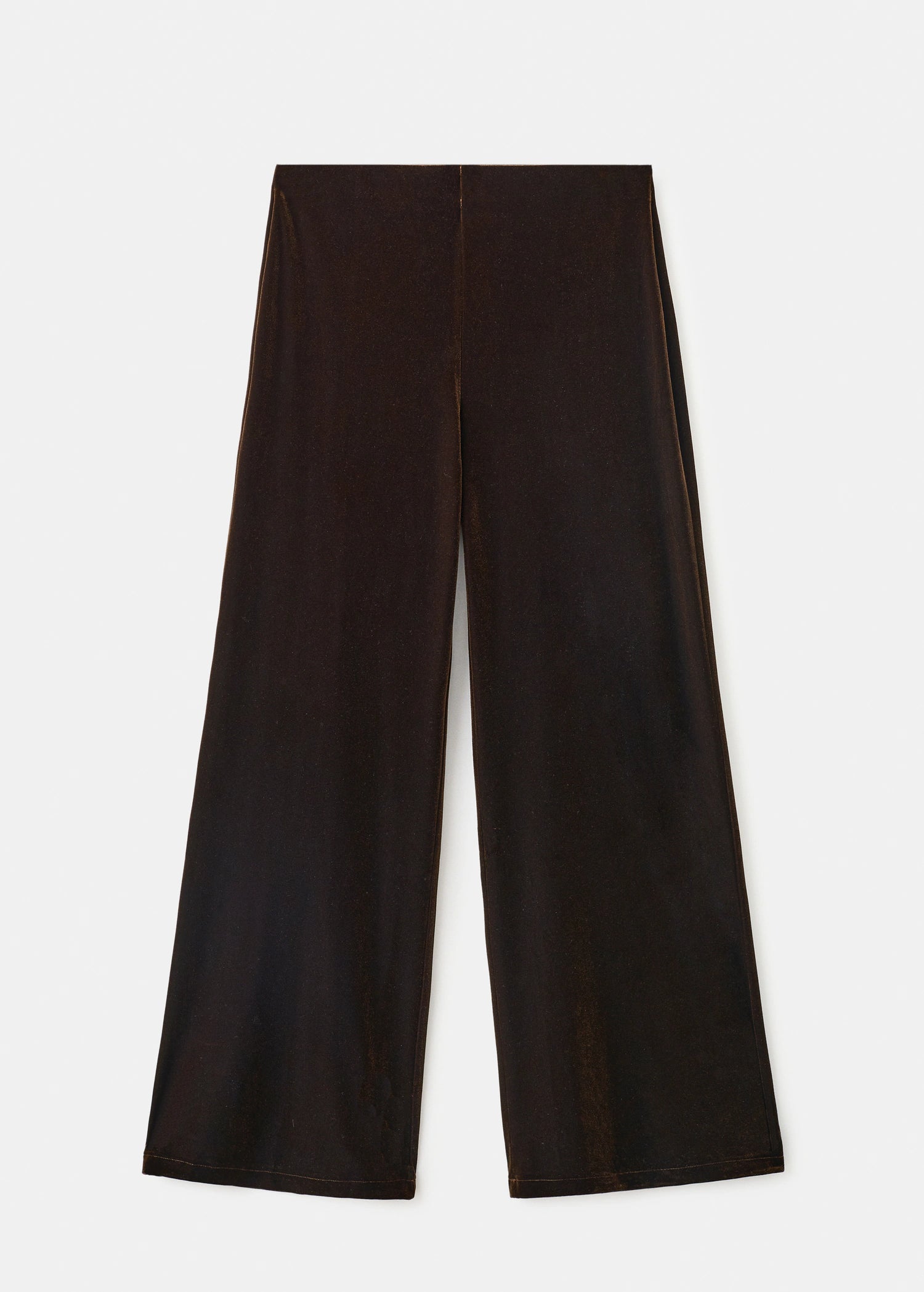 Velvet Wide Leg Trousers