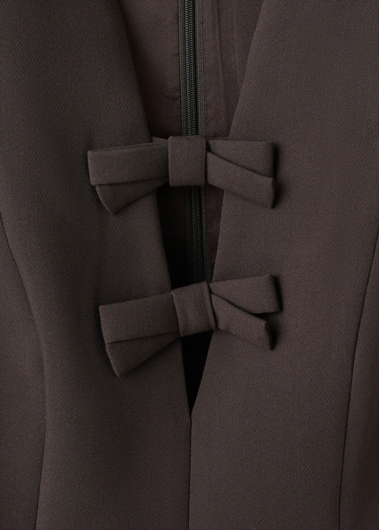 V Neck Blouse With Bows