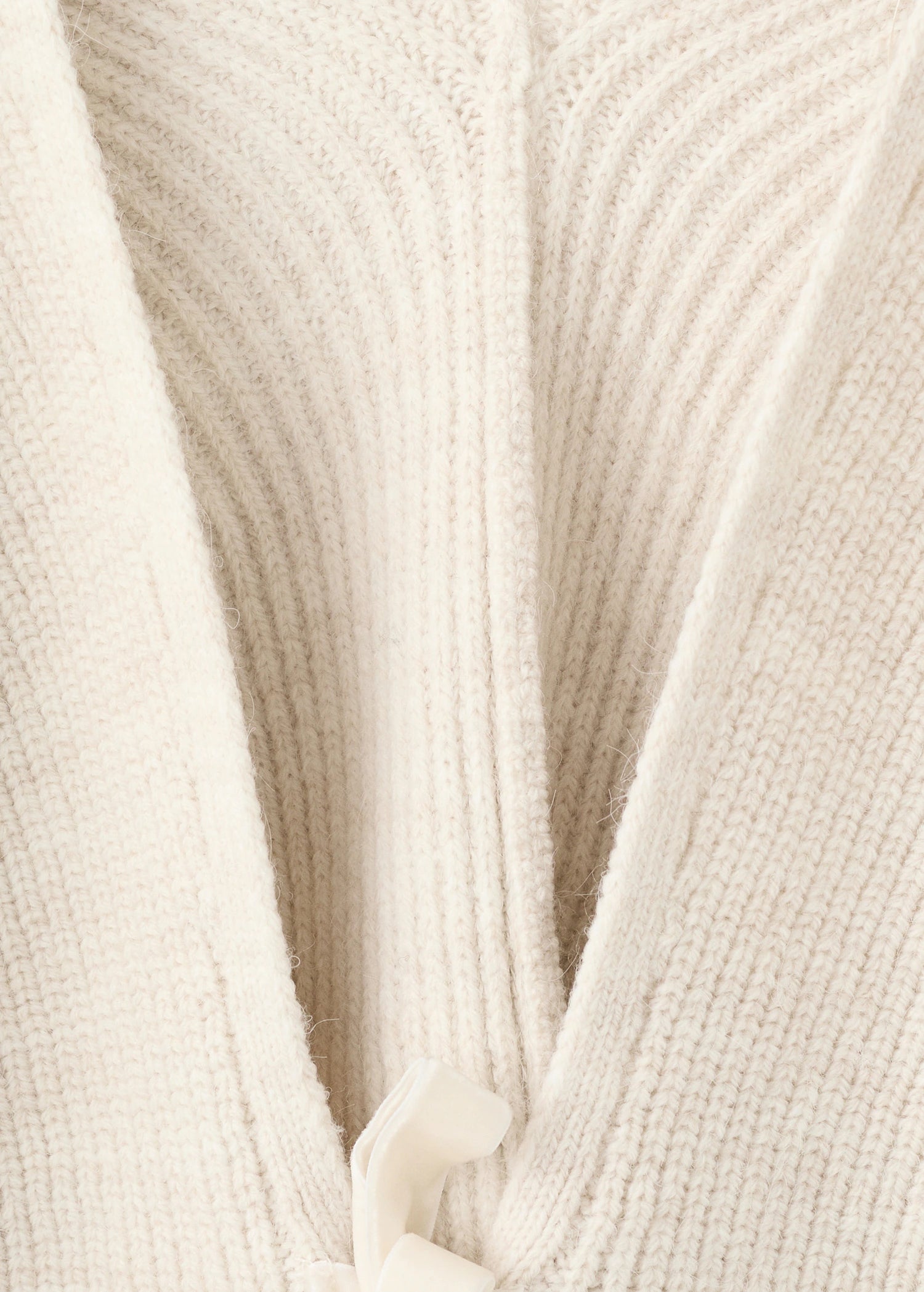 V Neck Cardigan With Bows