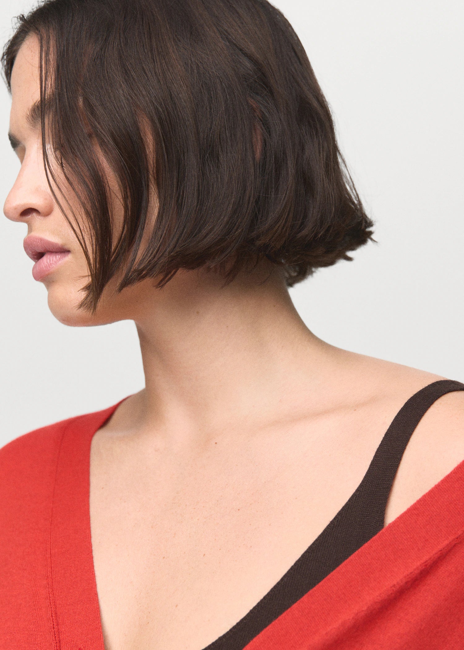 V Neck Knitted Cardigan