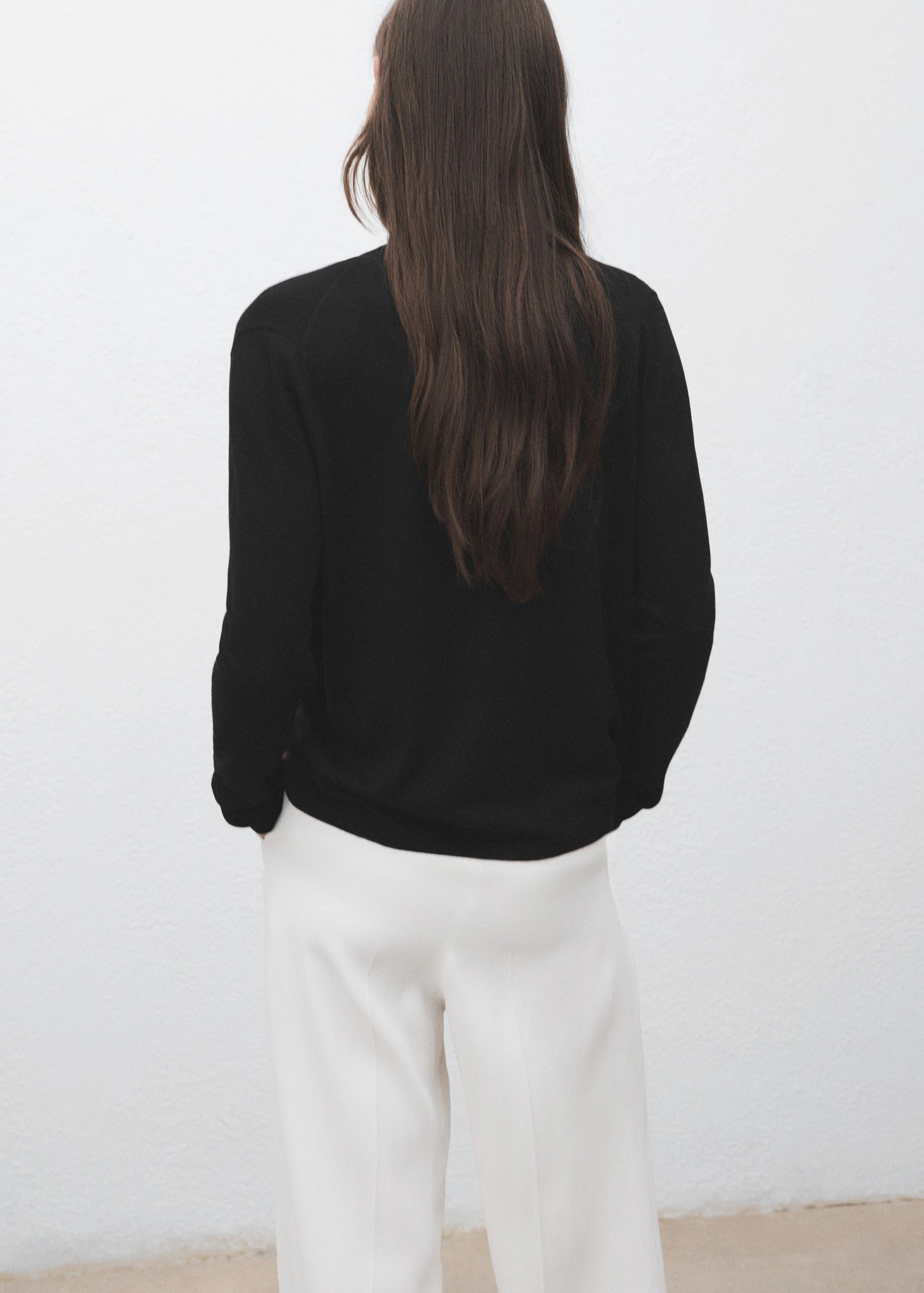 V Neck Knitted Cardigan