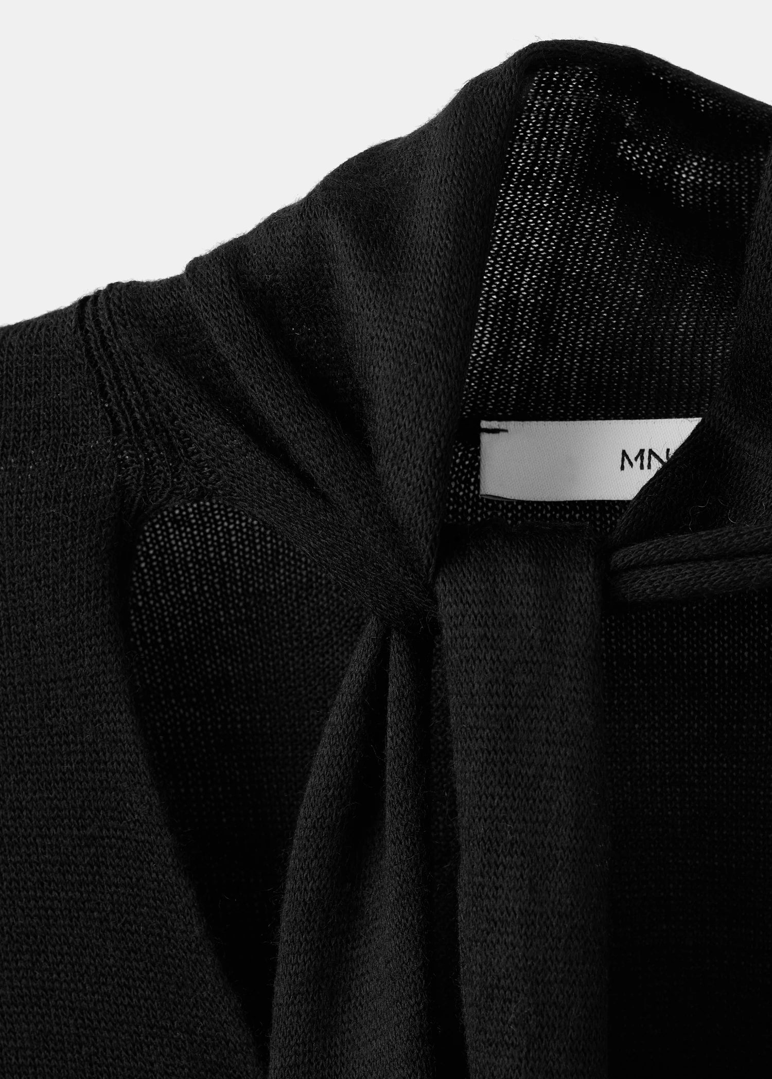 V Neck Sweater With Scarf