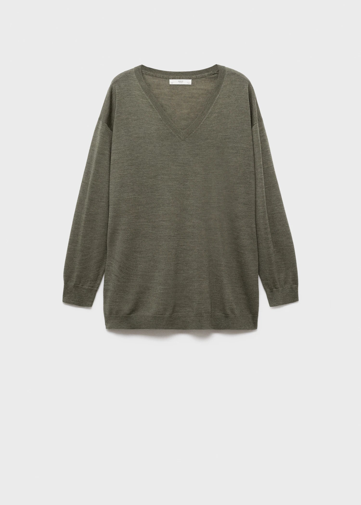 V Neck Wool Sweater
