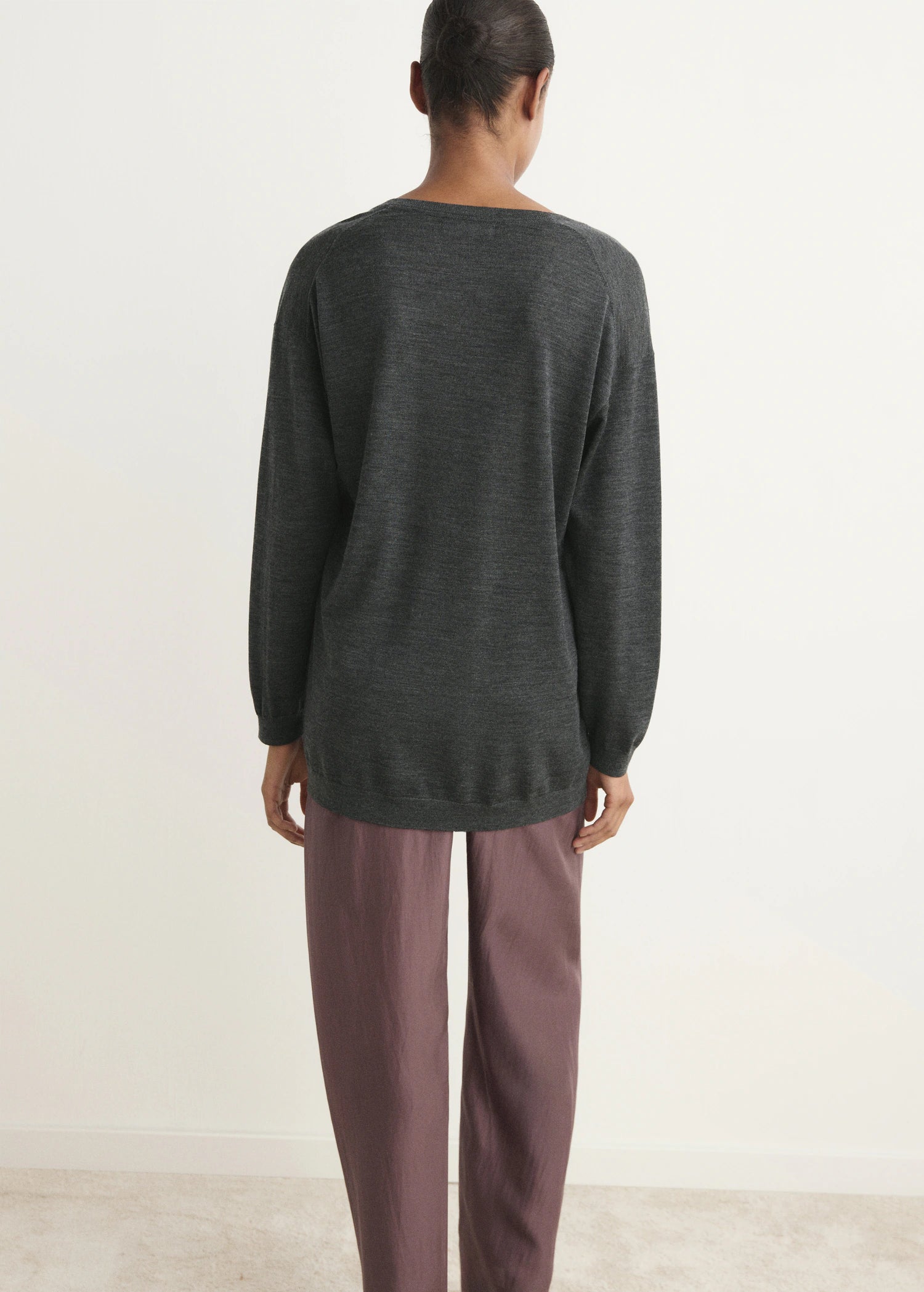 V Neck Wool Sweater
