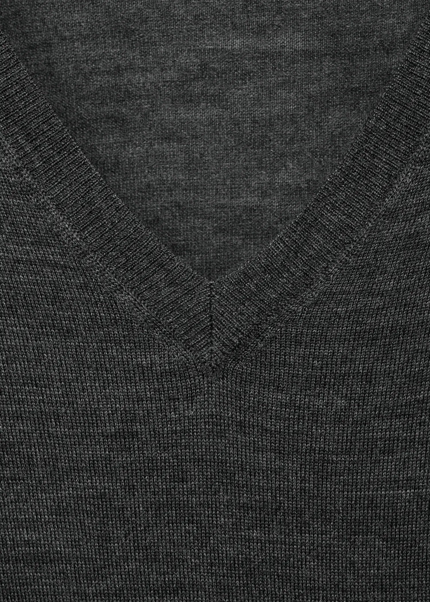 V Neck Wool Sweater