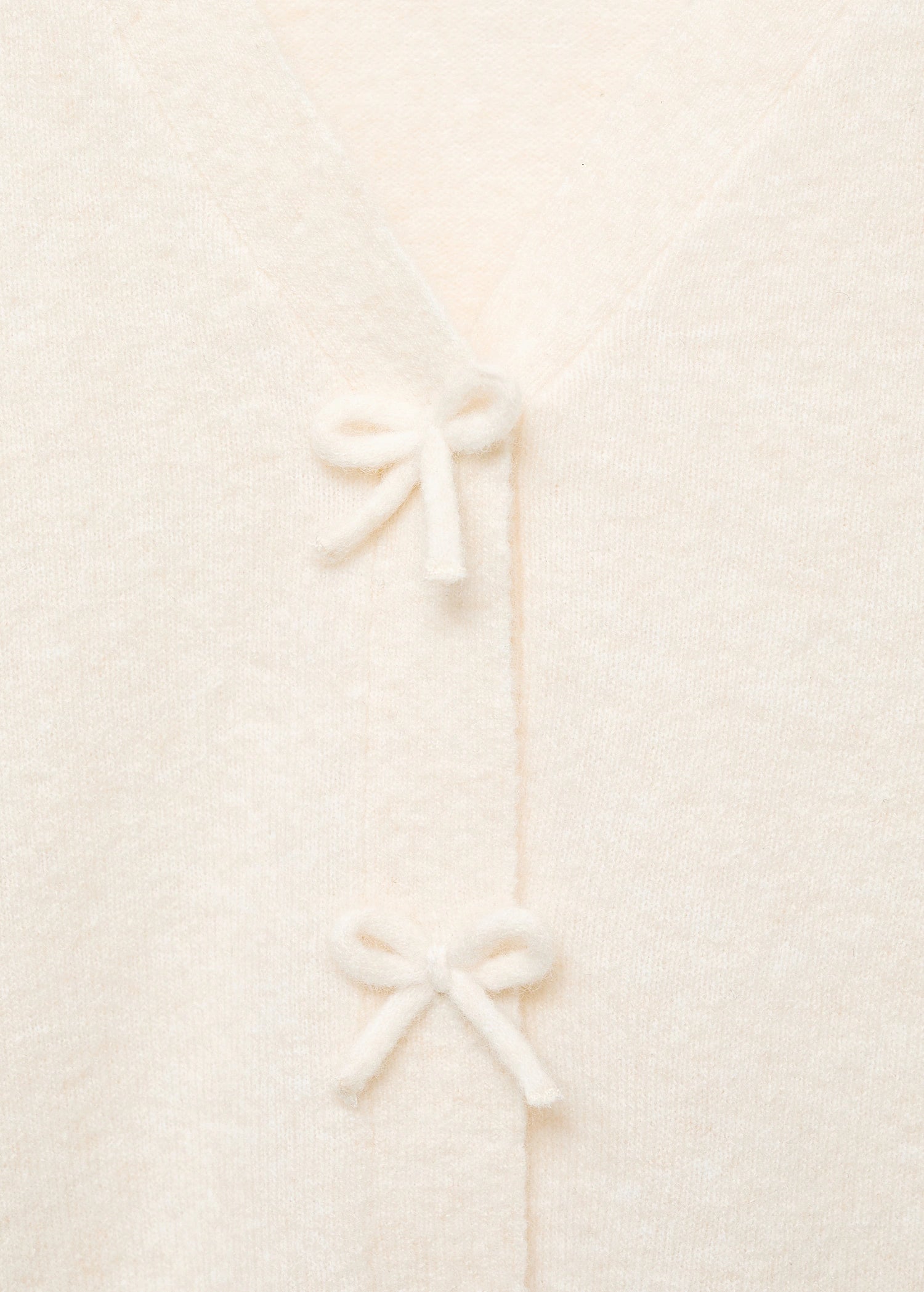 V Neck Wool Blend Cardigan