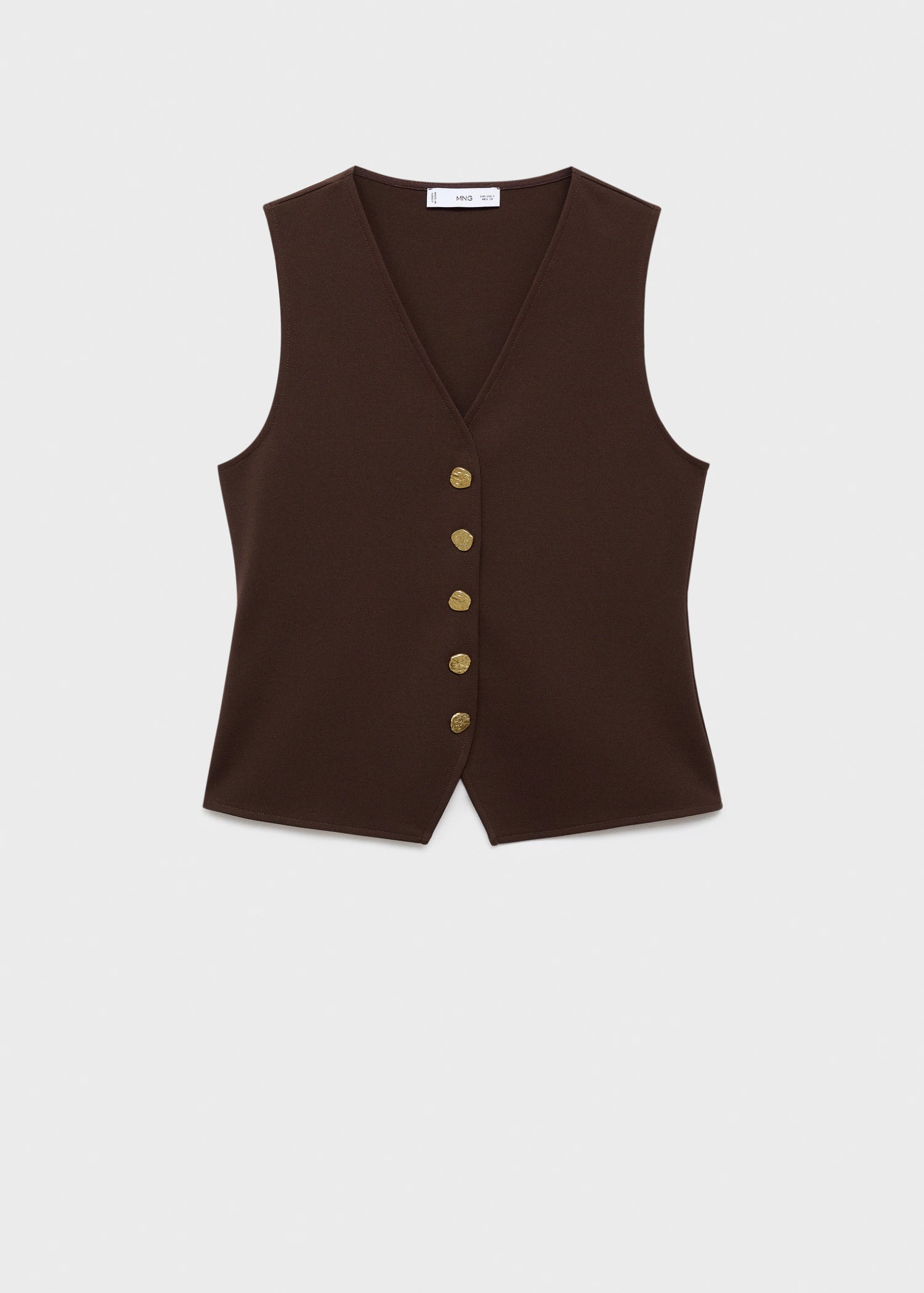 Waistcoat With Jewel Buttons