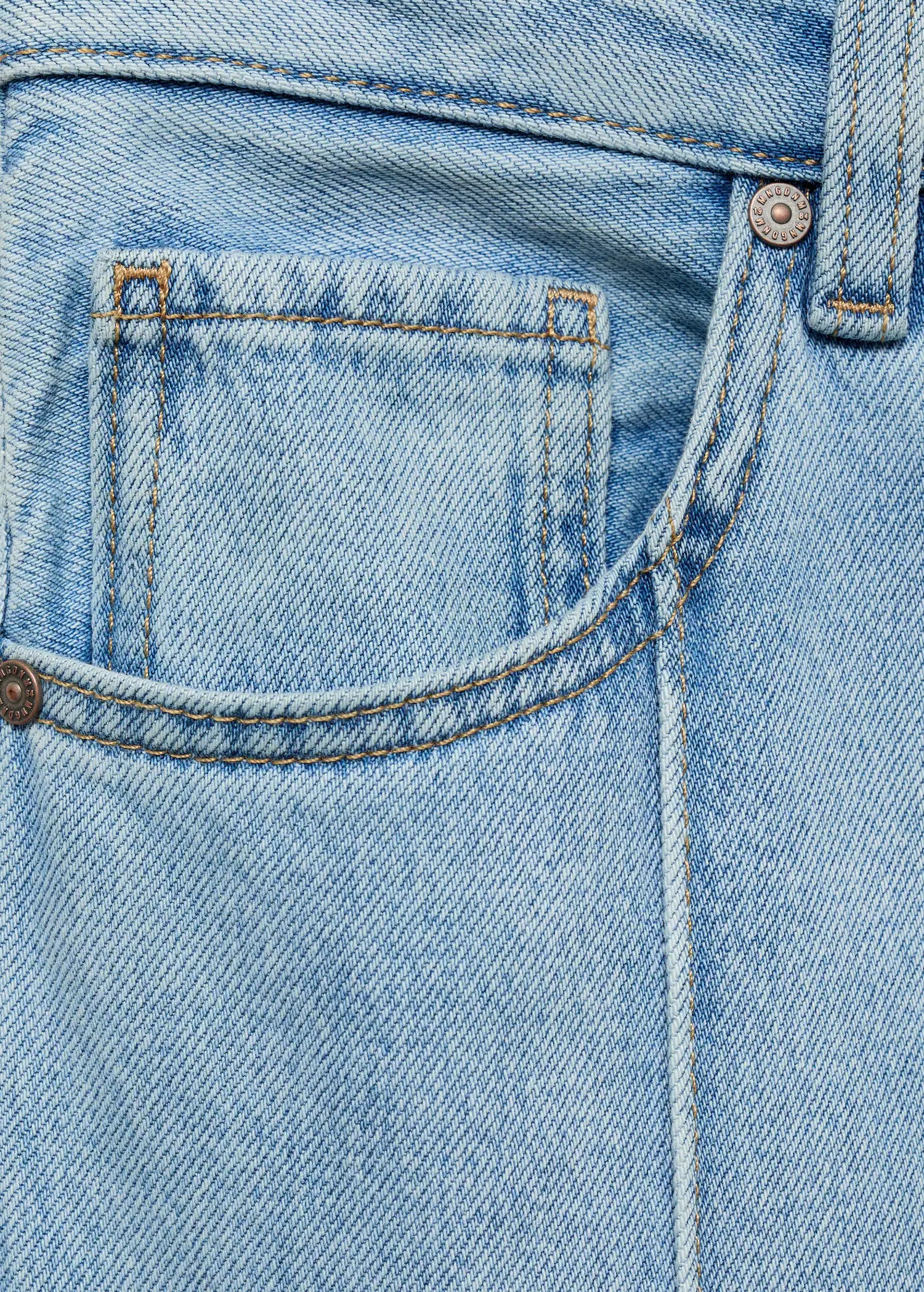 Wide Leg Cropped Jeans With Turned Up Hem