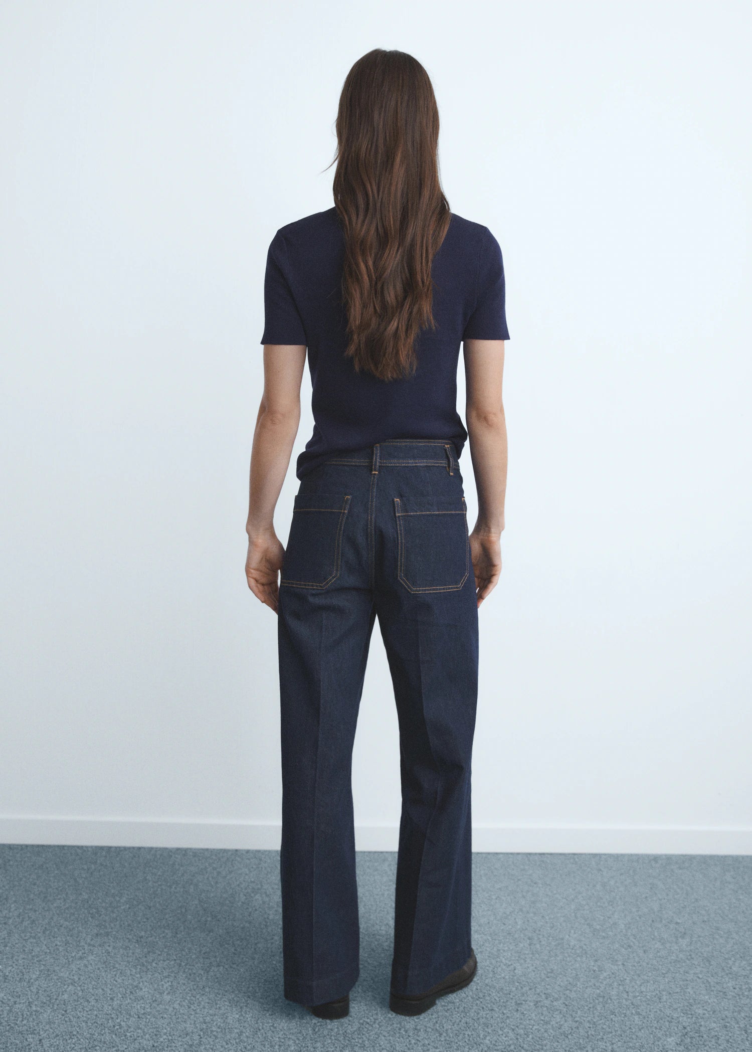 Wide Leg Jeans With Pockets