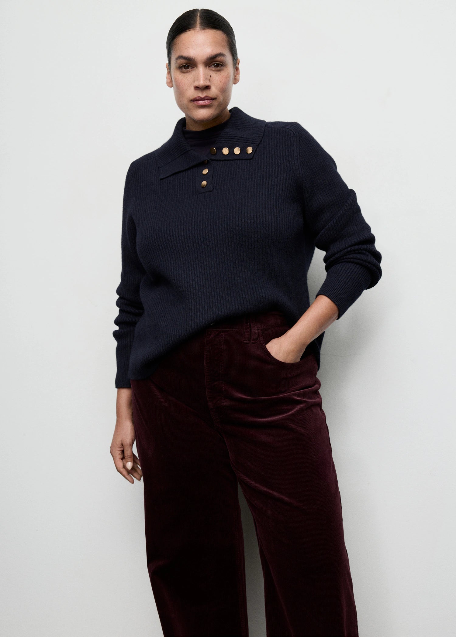 Wide Leg Corduroy Jeans