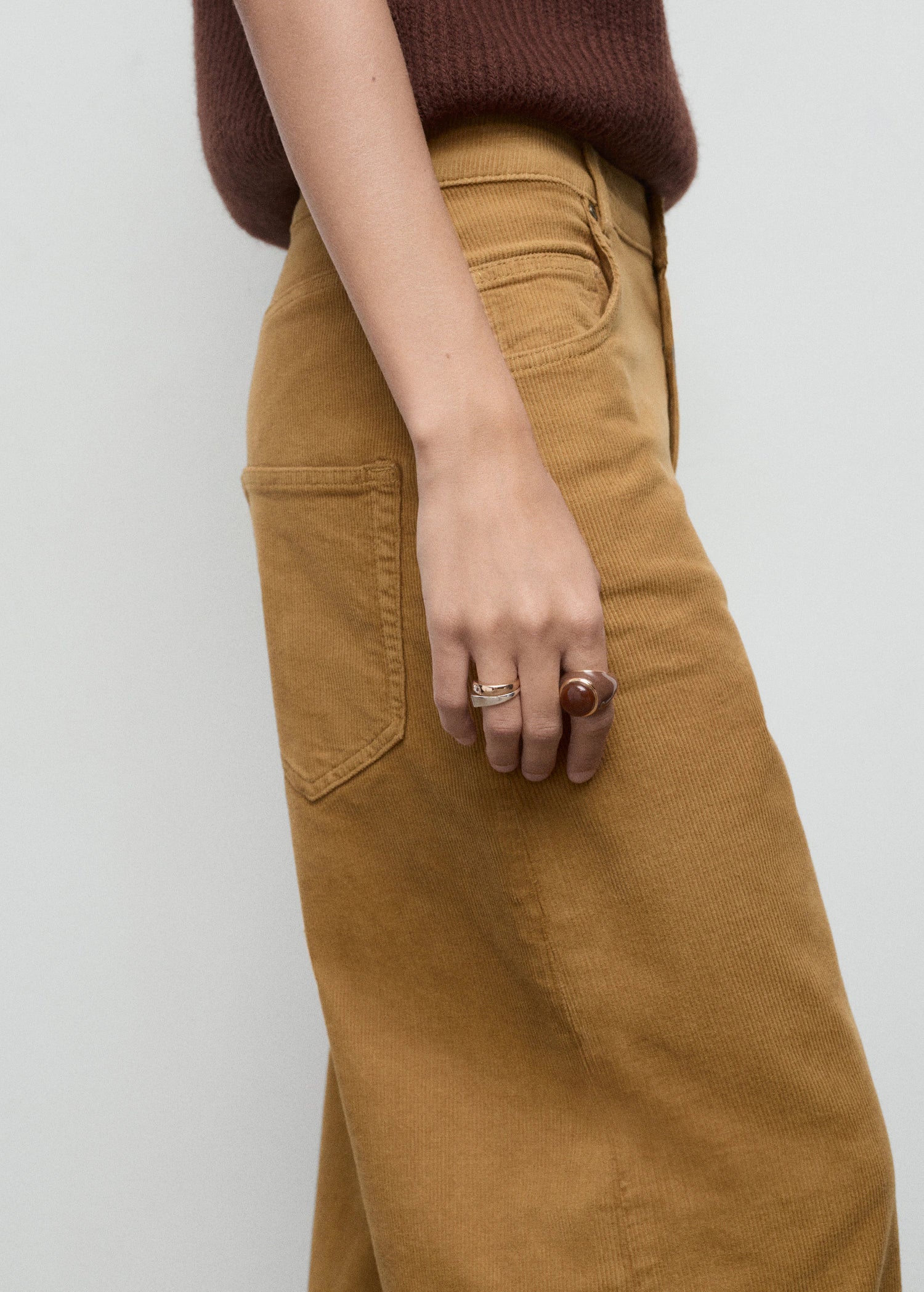 Wide Leg Corduroy Jeans