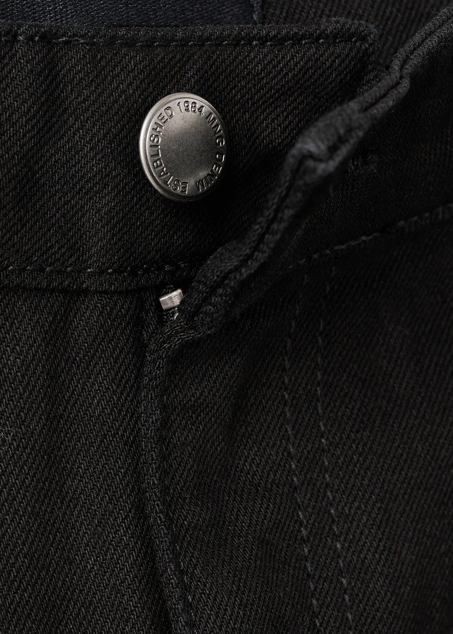 Wide Leg Jeans With Rhinestones