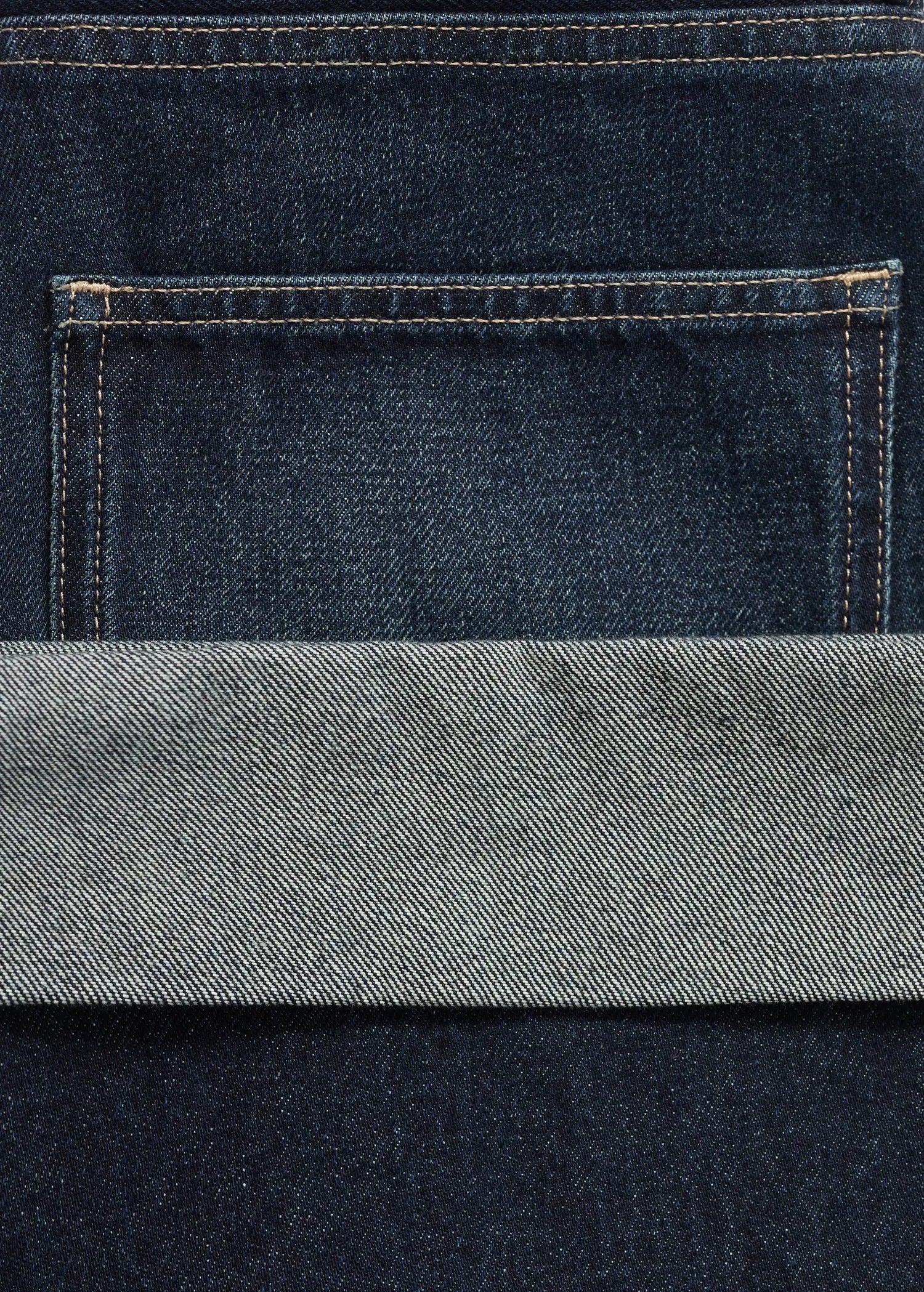 Wide Leg Jeans With Turn Up Hem