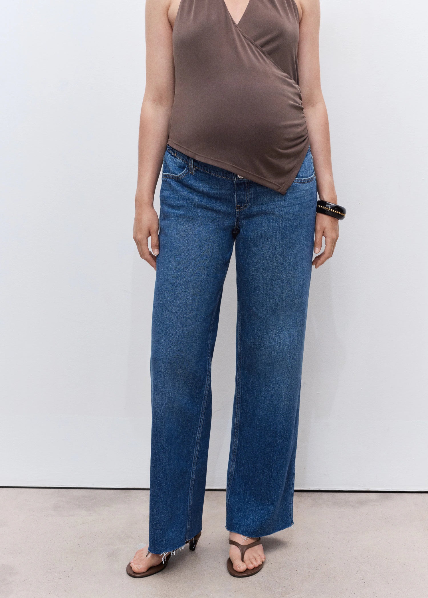 Wide Leg Maternity Jeans